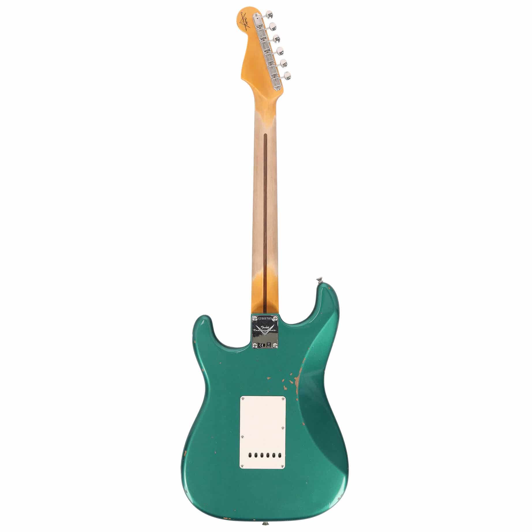 Fender Custom Shop 1963 Stratocaster Relic Aged British Racing Green Metallic 6