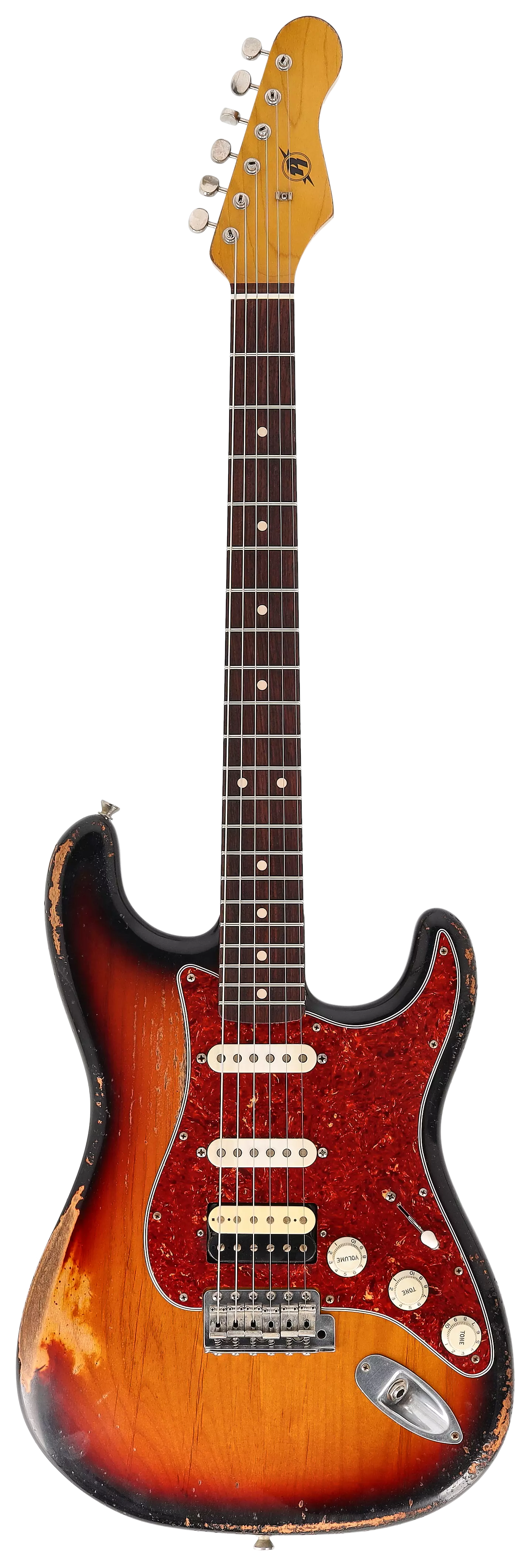 Rock N Roll Relics Blackmore Model HSS Lollar Heavy Aged 3TS#2