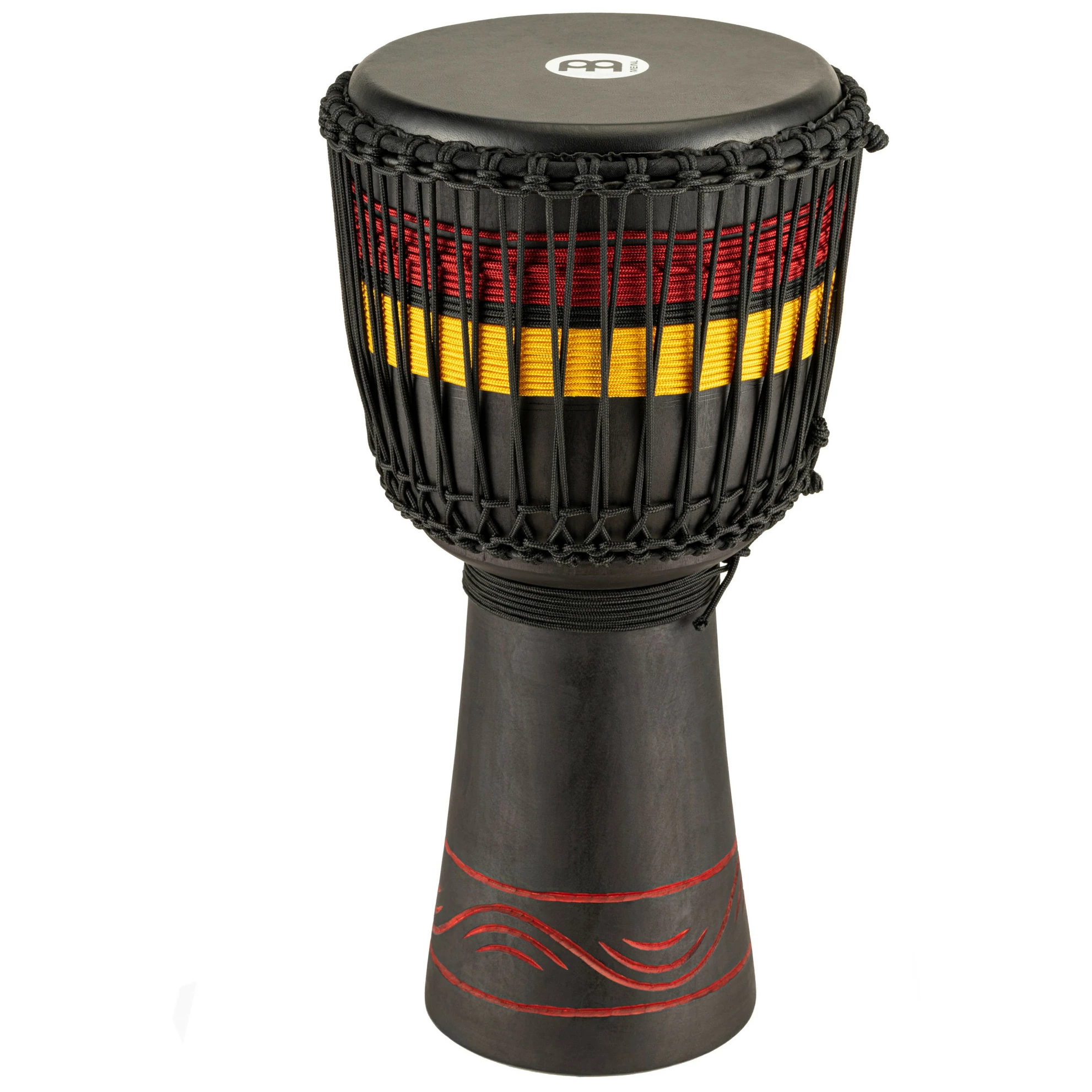 Meinl Percussion ADJ7-L - Original African Style Rope Tuned Wood Djembe - 12" 1