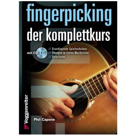 Voggenreiter - Voggenreiter Phil Capone - Fingerpicking - Der Komplettkurs