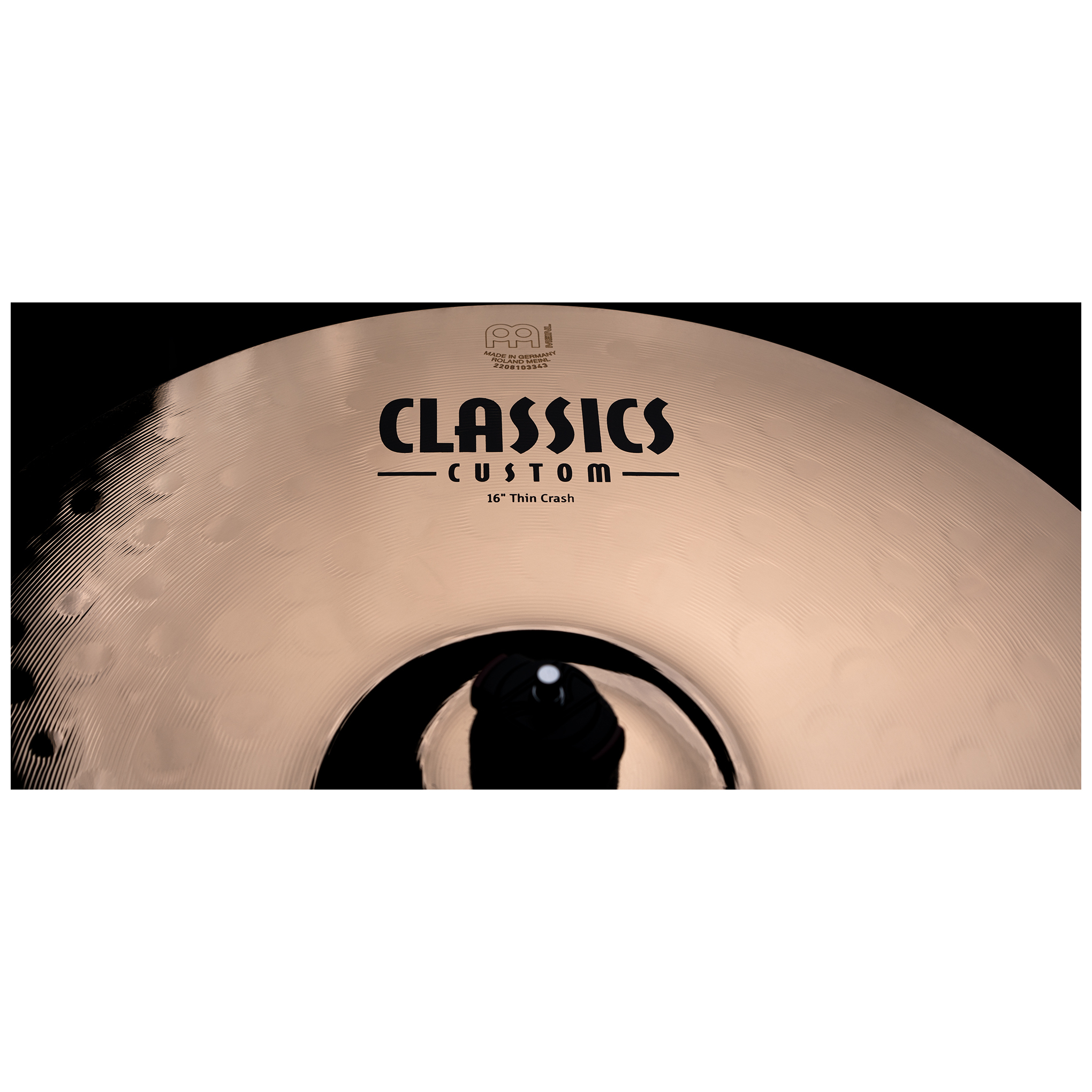 Meinl Cymbals CC16TC-B - 16" Classics Custom Brilliant Thin Crash 6