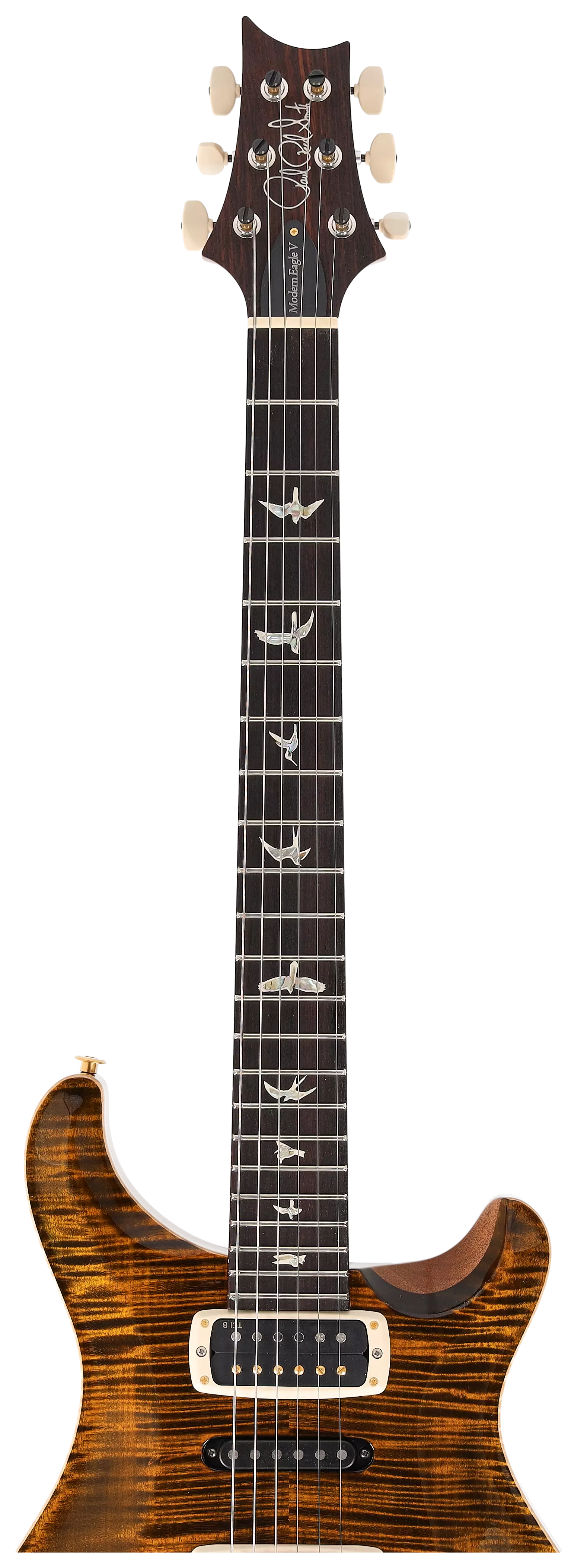 PRS Modern Eagle V Tiger Eye 10 Top #1 9