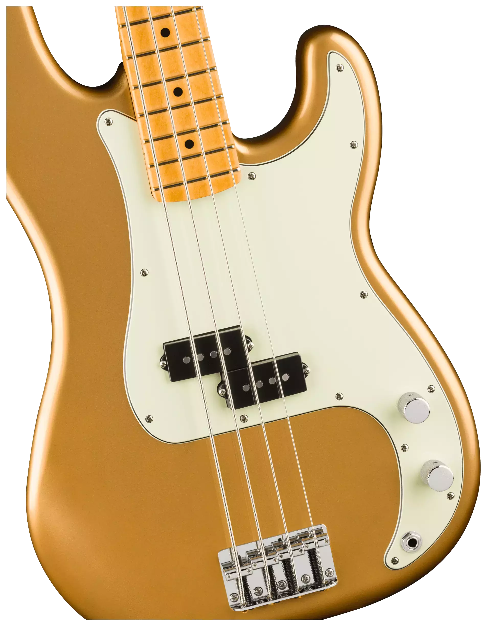 Fender 75th Anniversary Player II Precision Bass MN Aztec Gold 3