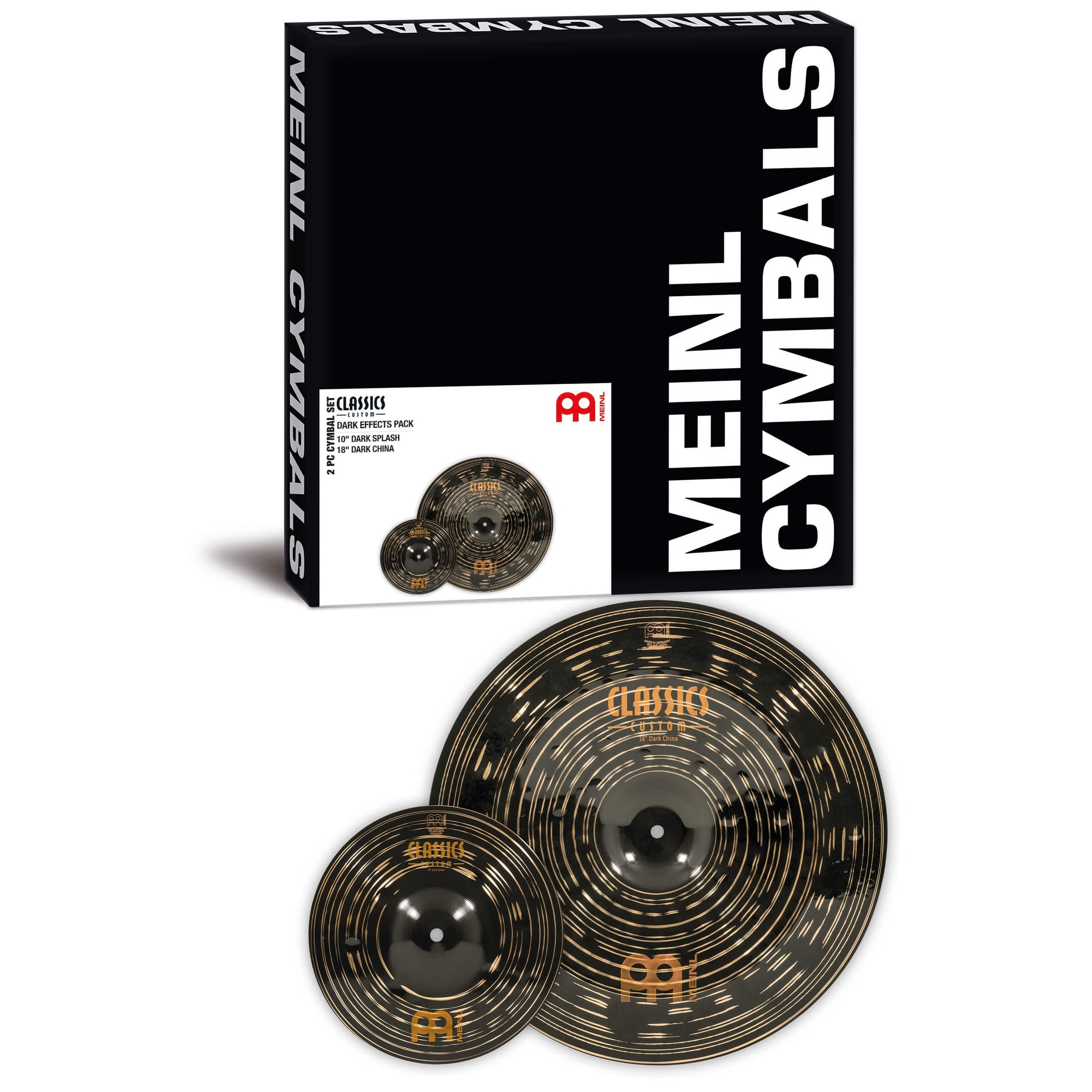 Meinl Cymbals CCD-CS3 - Classics Custom Dark Effects Pack