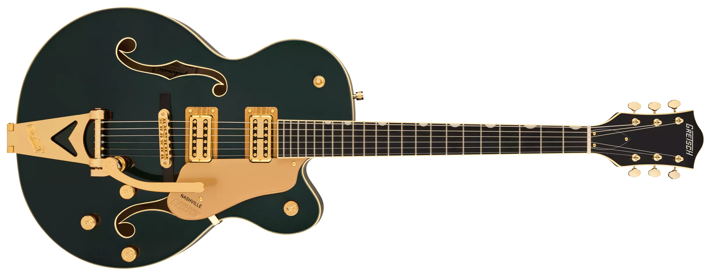 Gretsch Synchromatic Nashville Hollow Body SC Bigsby EB Cadillac Green 4