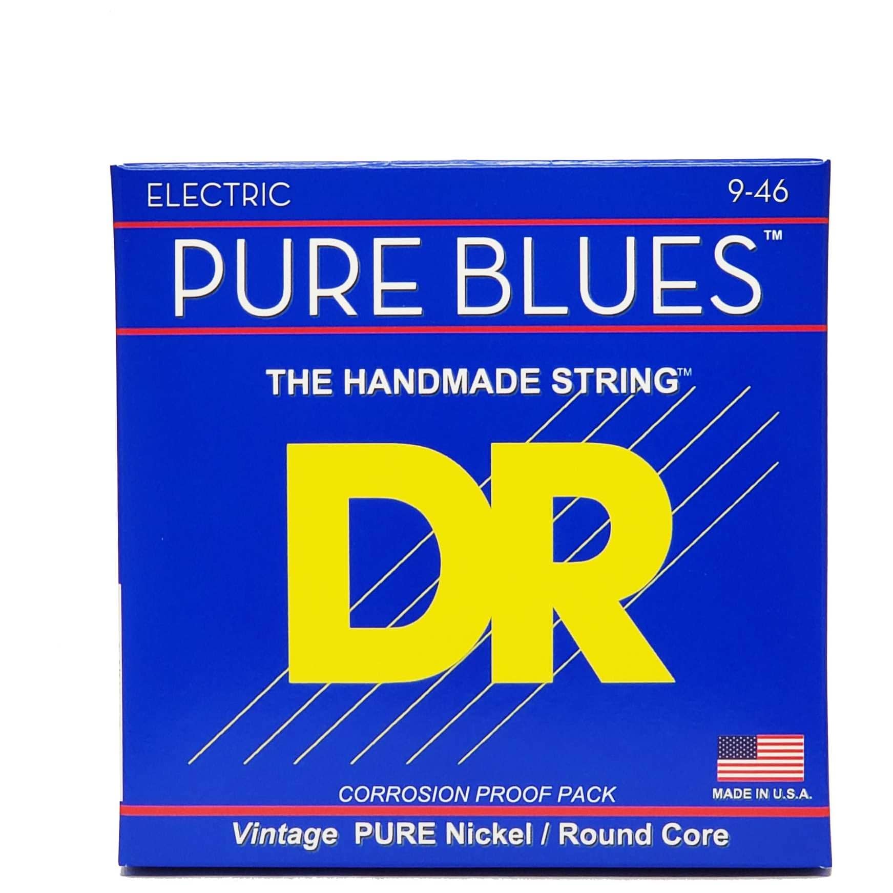 DR Strings Pure Blues Light to Medium 009  -046