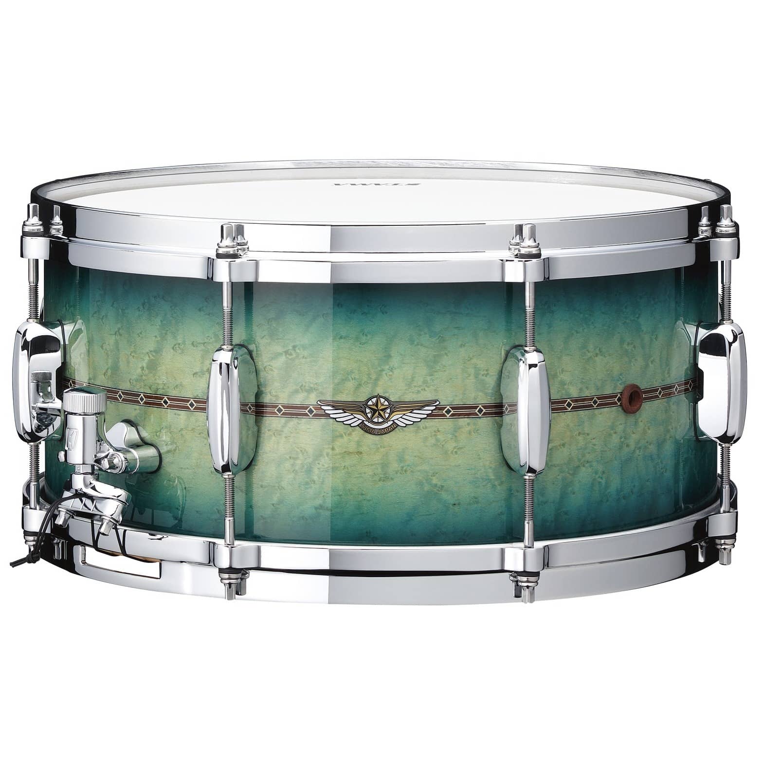 Tama TMS1465S-CBT STAR Maple Factory Vault Snare Drum 14" x 6,5" - Cerulean Bird´s Eye Maple/Chrom HW