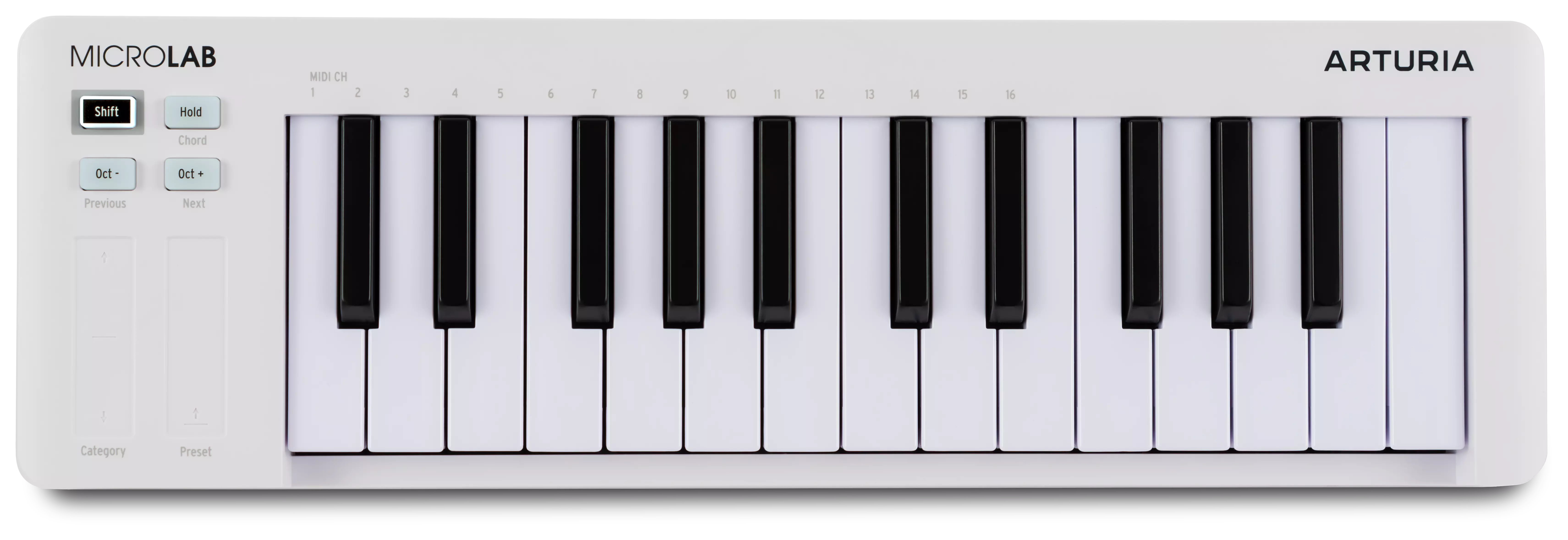 Arturia MicroLab Mk3 White 4
