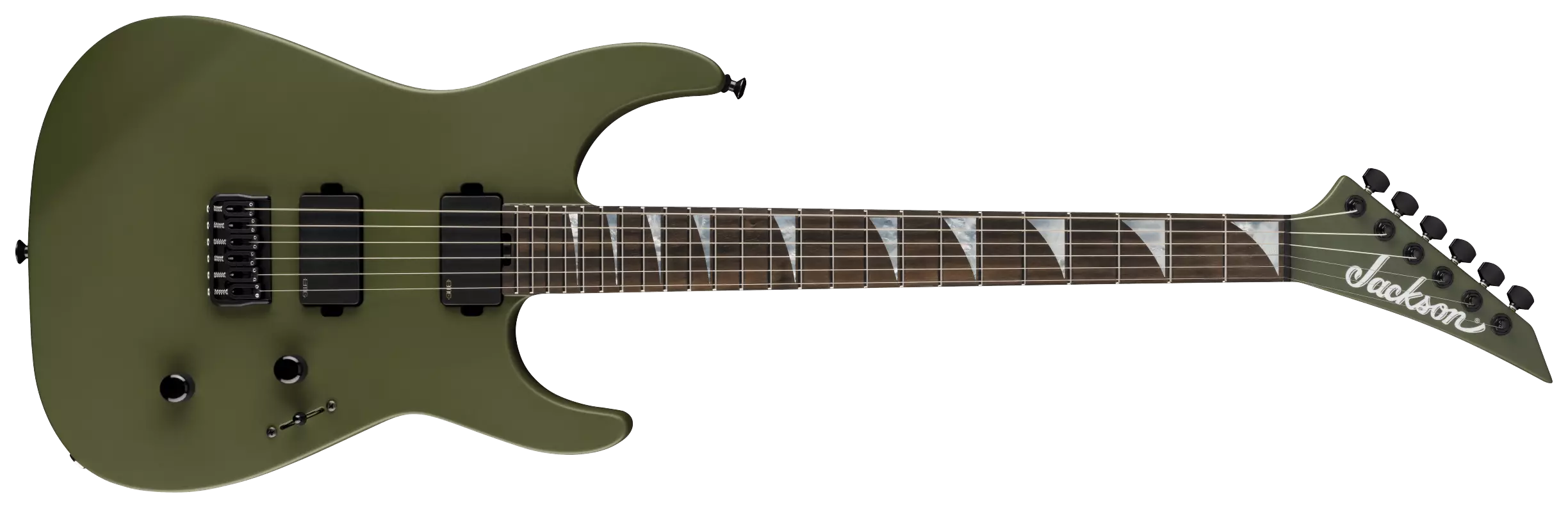 Jackson American Series Soloist SL2 HT EB Matte Army Drab 2