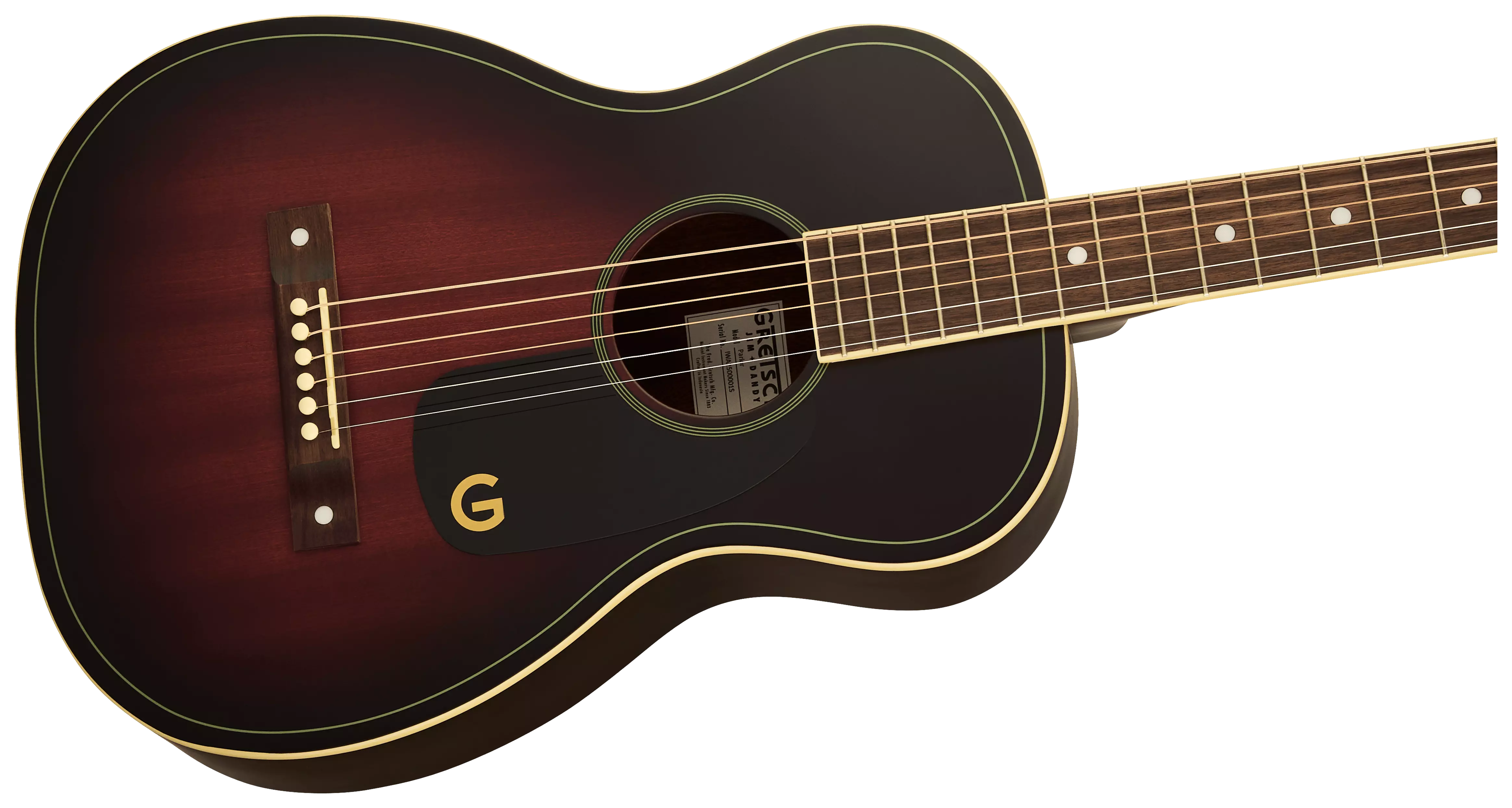 Gretsch Jim Dandy Parlor MAH WPG DP CHRY BRST 1