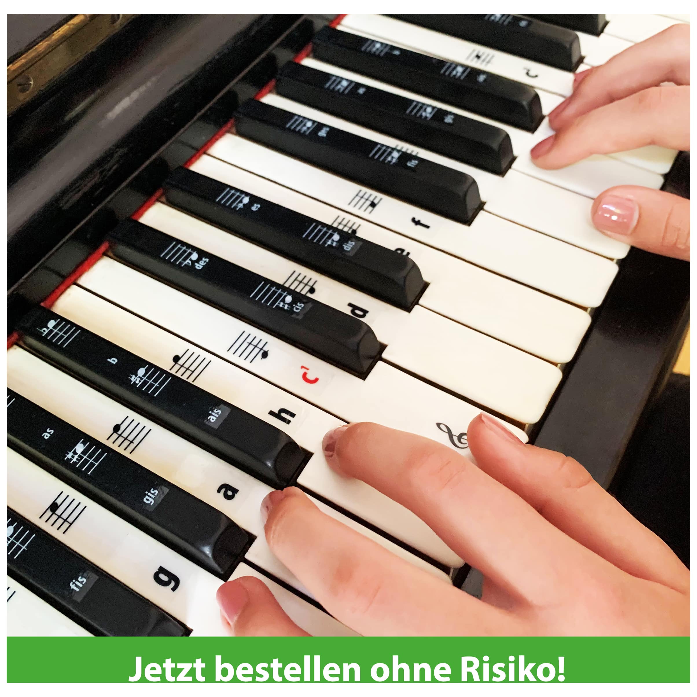 Artist Ahead Tastenaufkleber für Klavier & Keyboard! 7