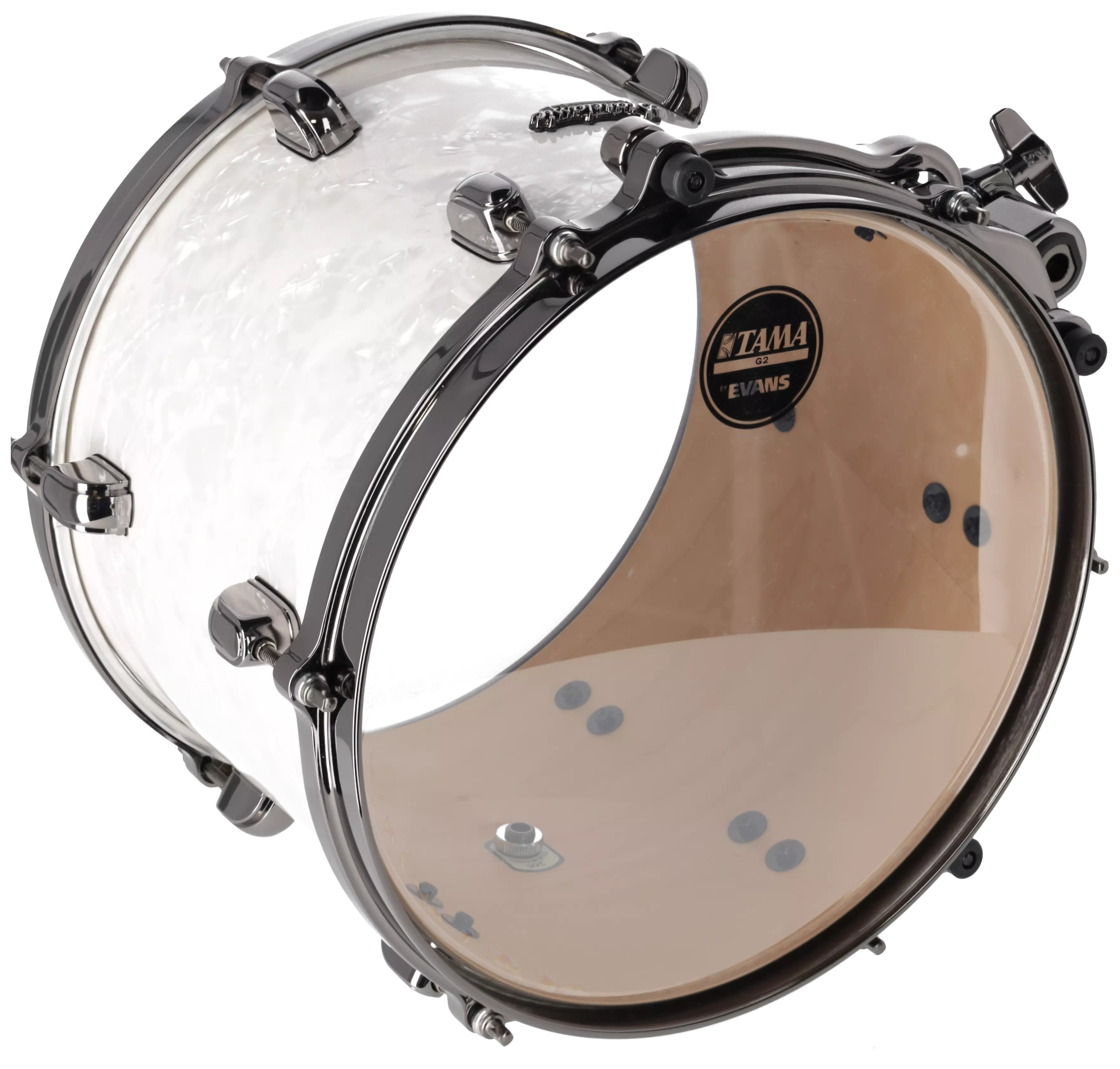 Tama MRT1209BN-SWP - Starclassic maple Tom Black Nickel 12 x 9 Zoll - Snow White Pearl