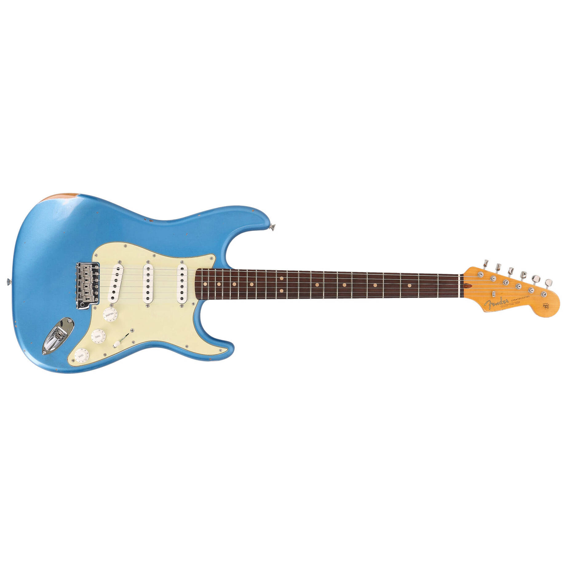 Fender Custom Shop 1963 Stratocaster Relic Aged Lake Placid Blue Metallic 1