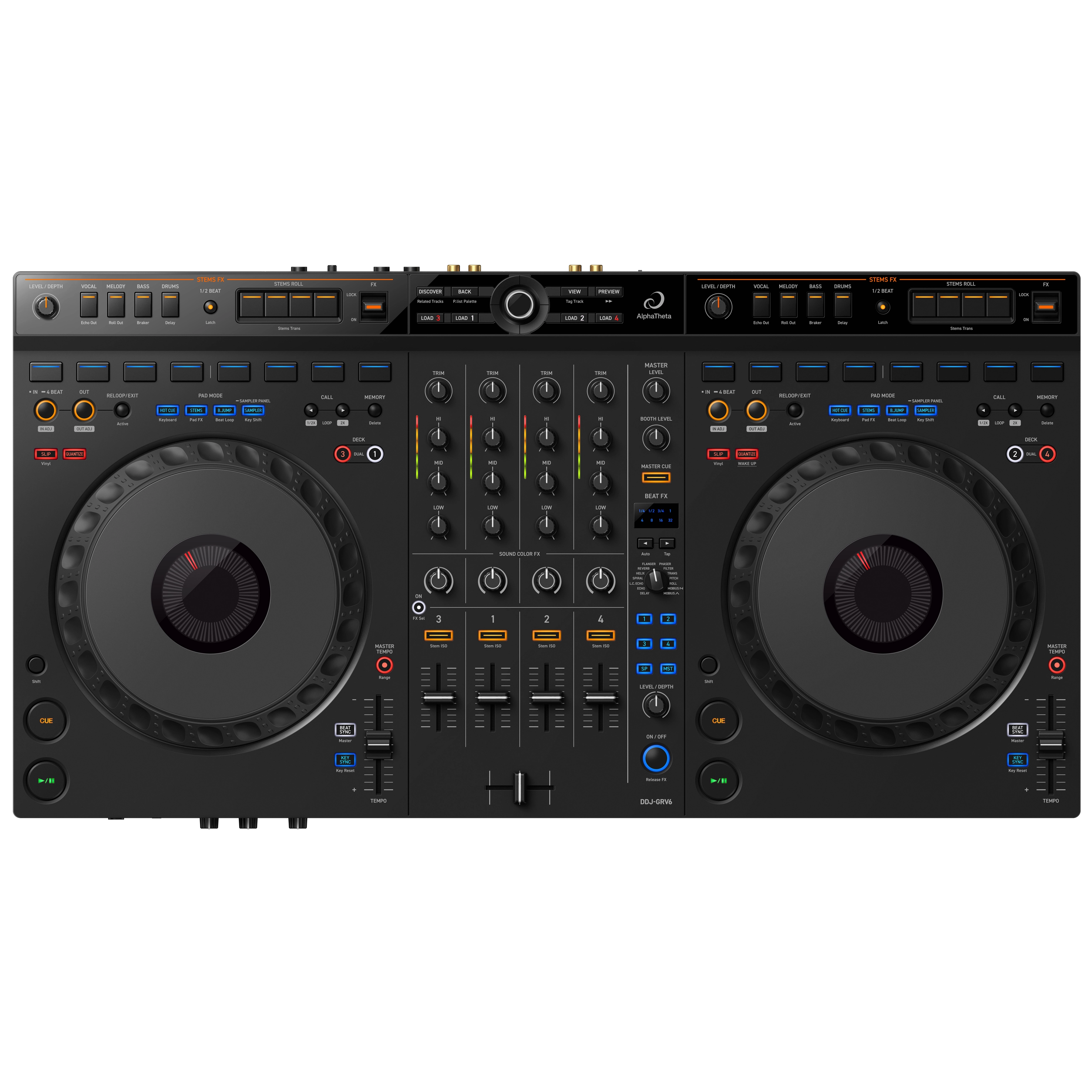 AlphaTheta DDJ-GRV6 8
