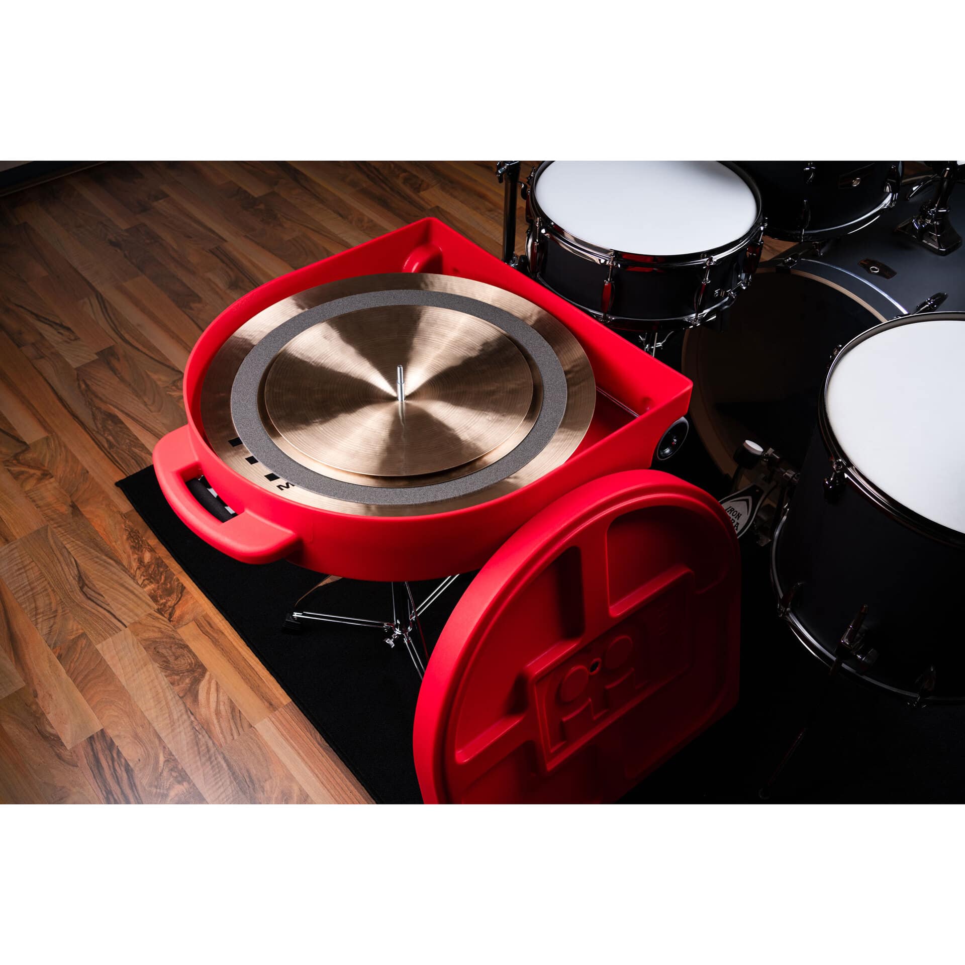 Meinl Cymbals MCC22R-TR 22" Pro Cymbal Case Trolley, Red 5