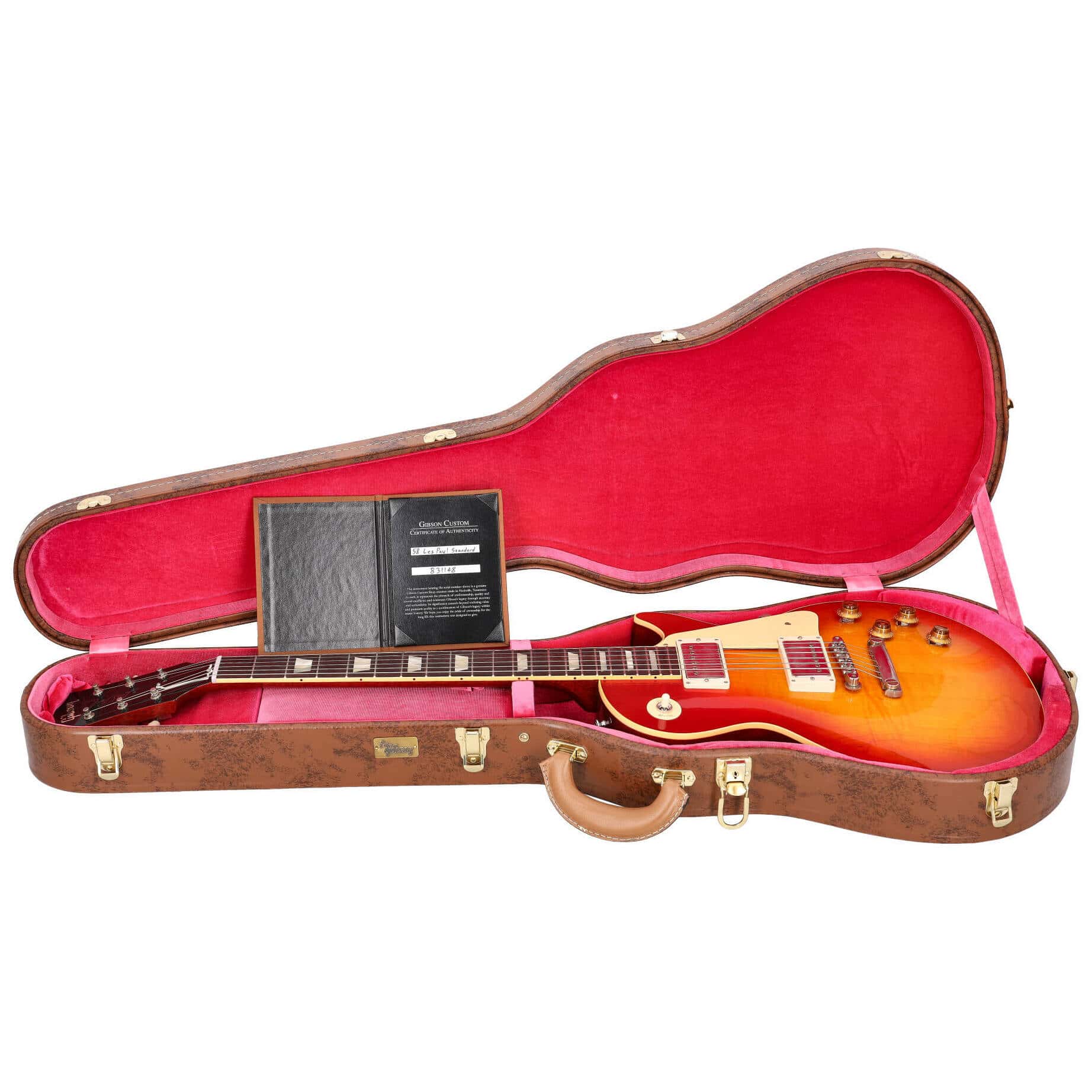 Gibson 1958 Les Paul Standard Sunrise Tea Burst VOS Session Select #4 16