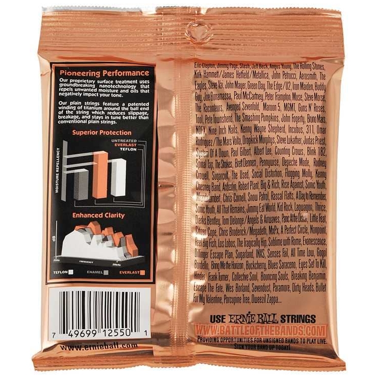 Ernie Ball - Ernie Ball 2550 Everlast Phosphor Bronze Extra Light 010-050 - 1