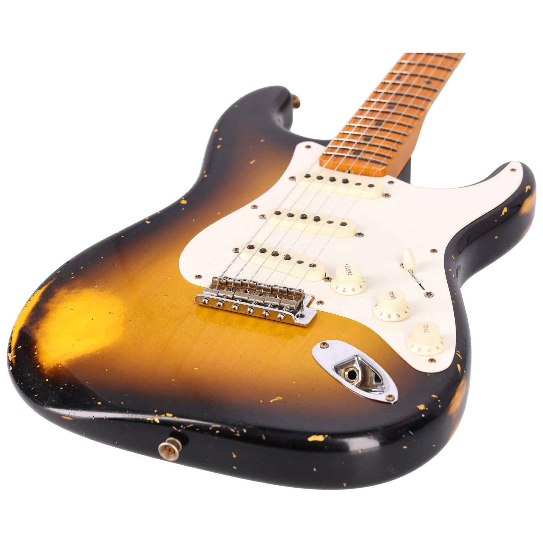 Fender LTD Custom Shop 57 Stratocaster Relic Wide-Fade 2-Color Sunburst 2