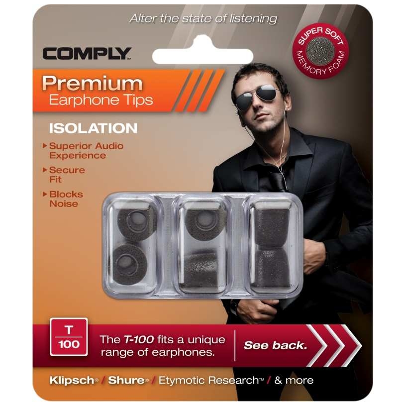 Comply T-100 Black Small