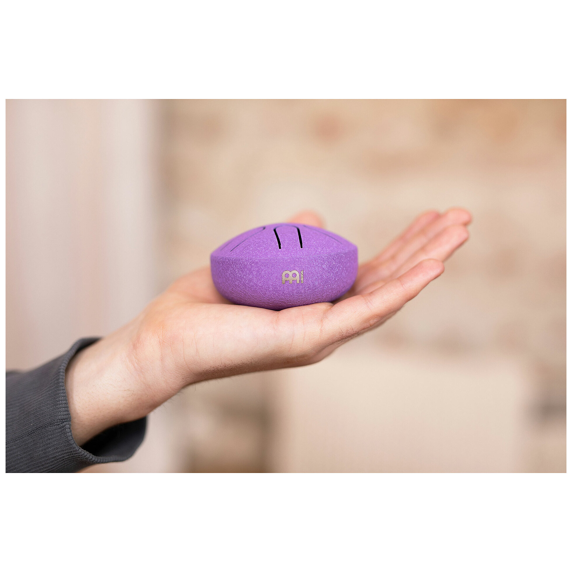 Meinl Sonic Energy PSTD1PLF - Pocket Steel Tongue Drum A Dur - 6 Töne - Violett, Lotusblume / 3"/7,6 cm 3