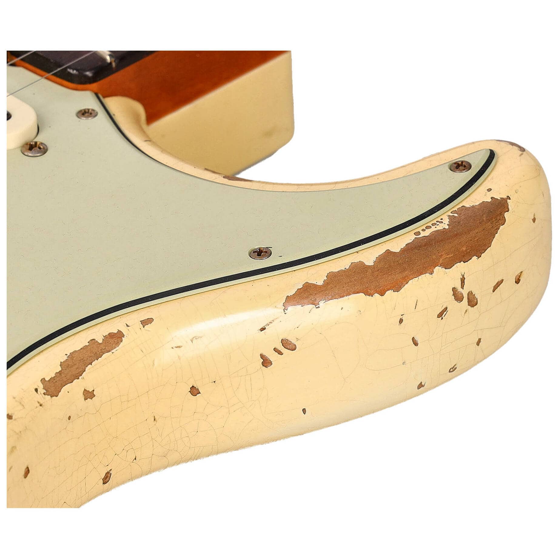 Fender LTD Custom Shop 60 Dual Mag Stratocaster Super Heavy Relic Aged Vintage White 11
