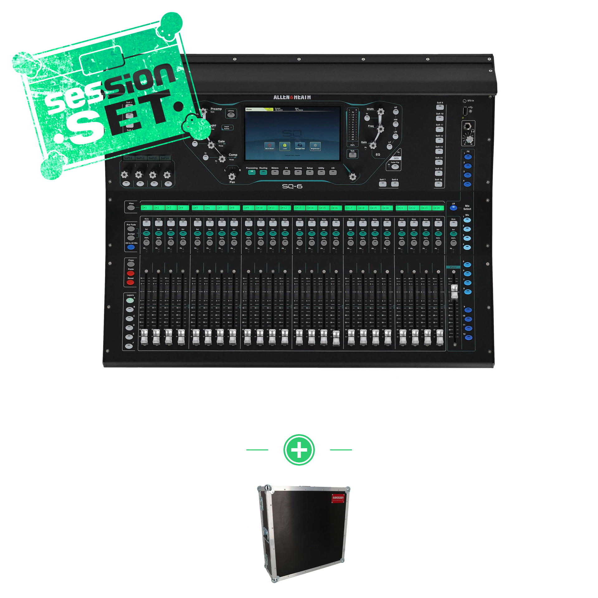 allen heath sq-6 - session set 70000857-1