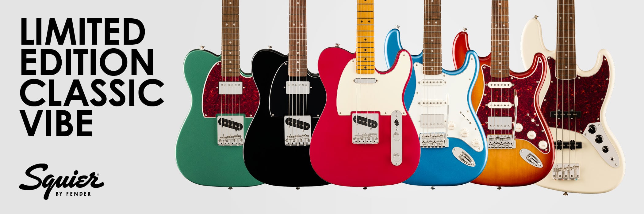 Banner für Squier by Fender Limited Edition Classic Vibe 60's Collection