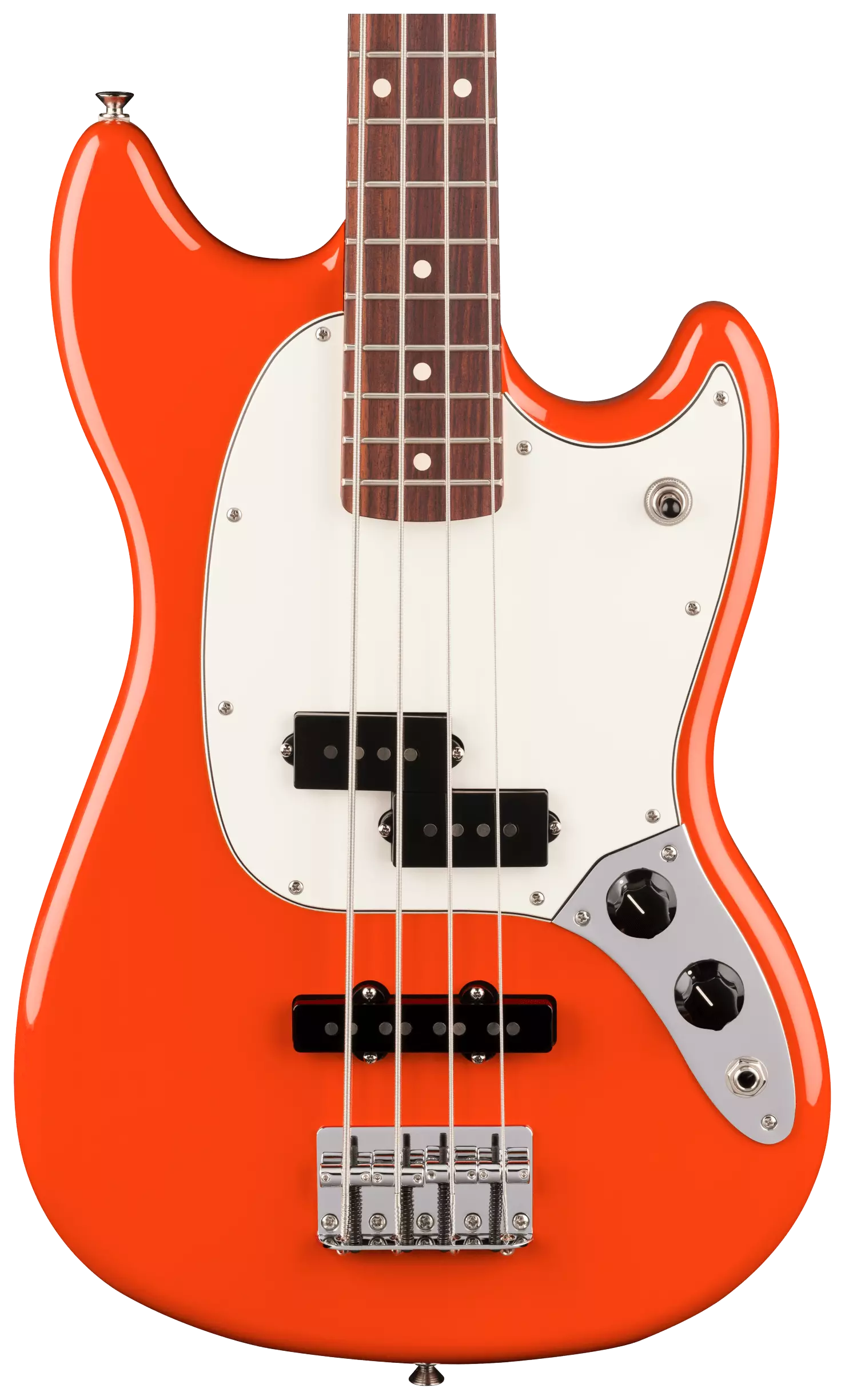 Fender Player II Mustang Bass PJ RW Rallye Orange 3