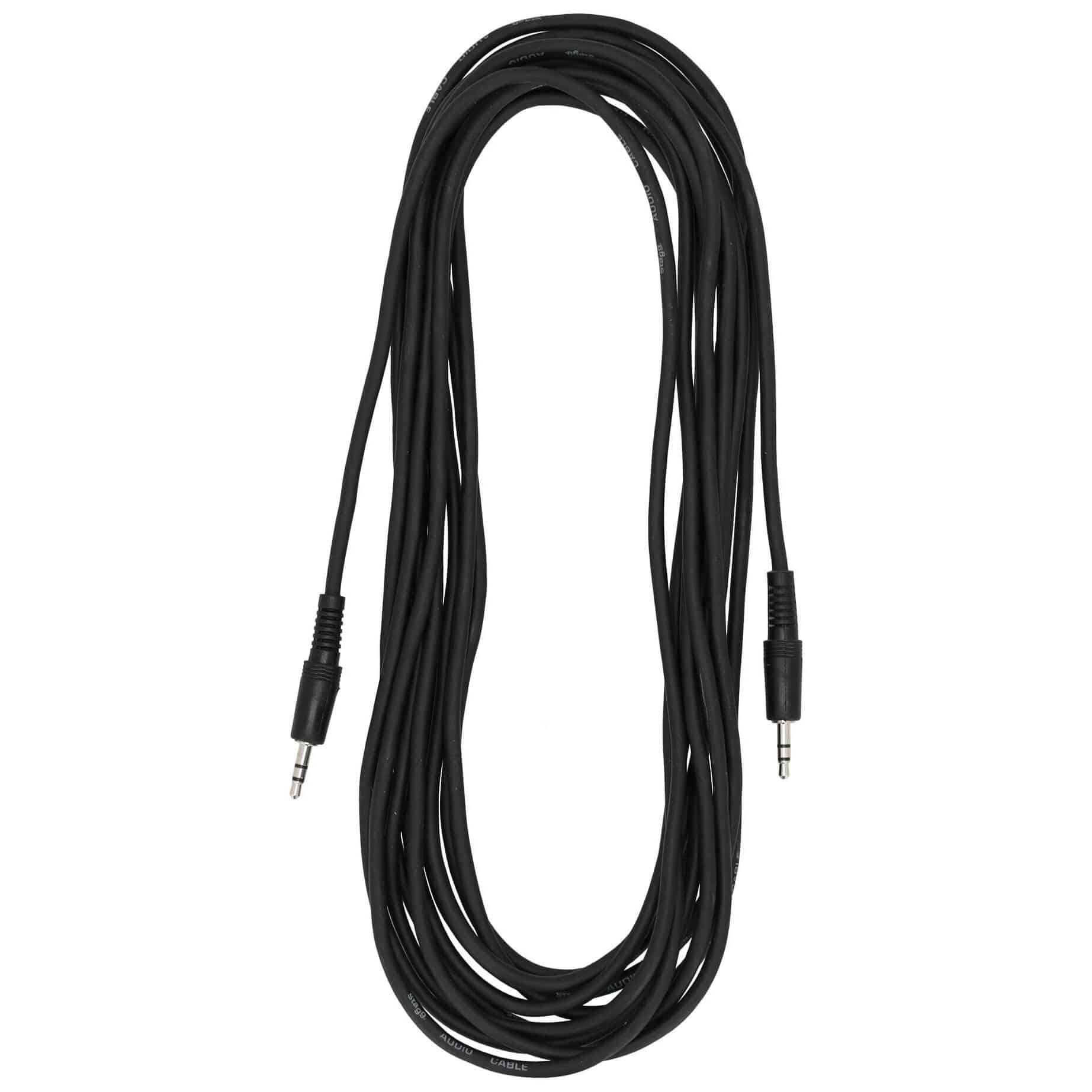 Stagg SAC6MPS Stereoklinkenkabel 3,5 mm 6 Meter