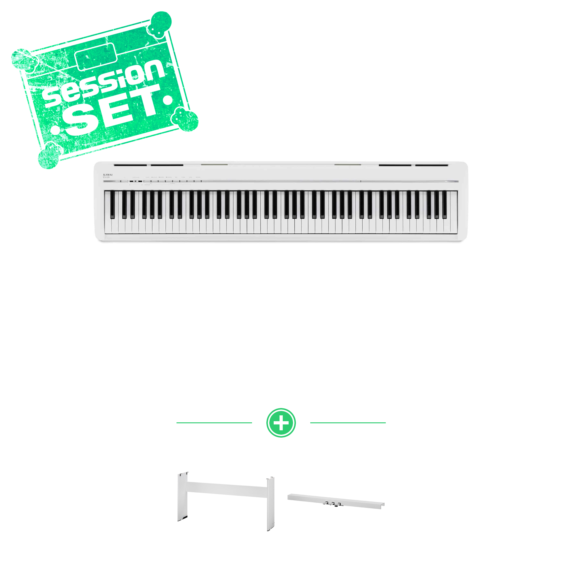 Image of Kawai es120 w   session set premium  70000698 1