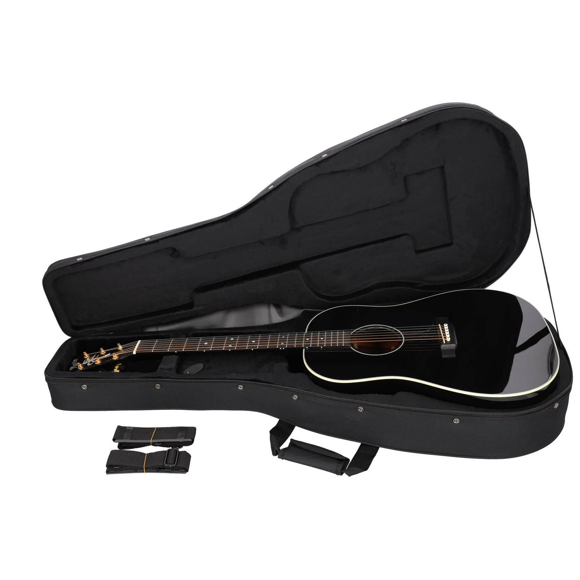 Chicago Classic Lightweight Koffer Western-Gitarre Schwarz 8