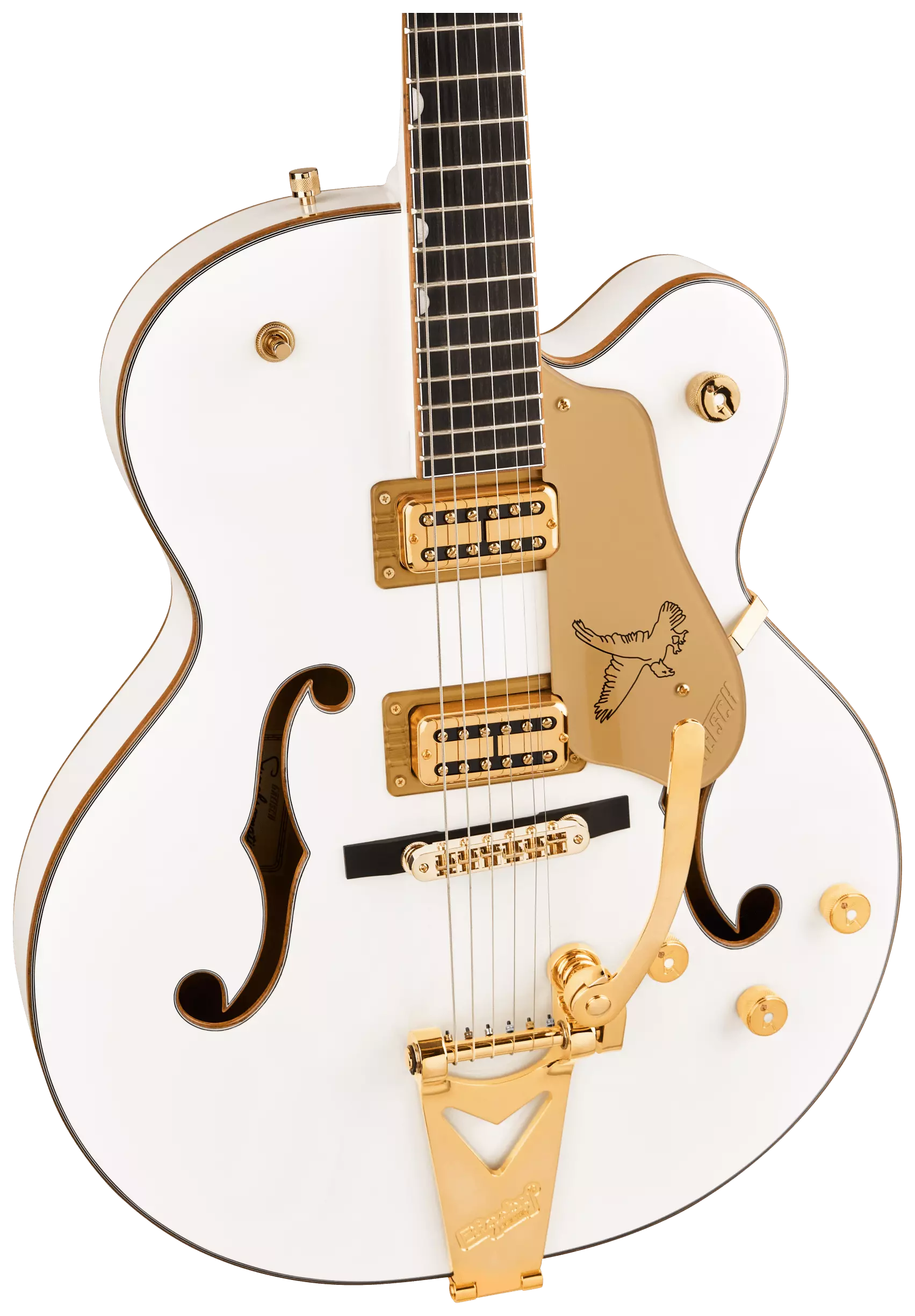 Gretsch Synchromatic Falcon Hollow Body SC Bigsby EB Snowcrest White 3
