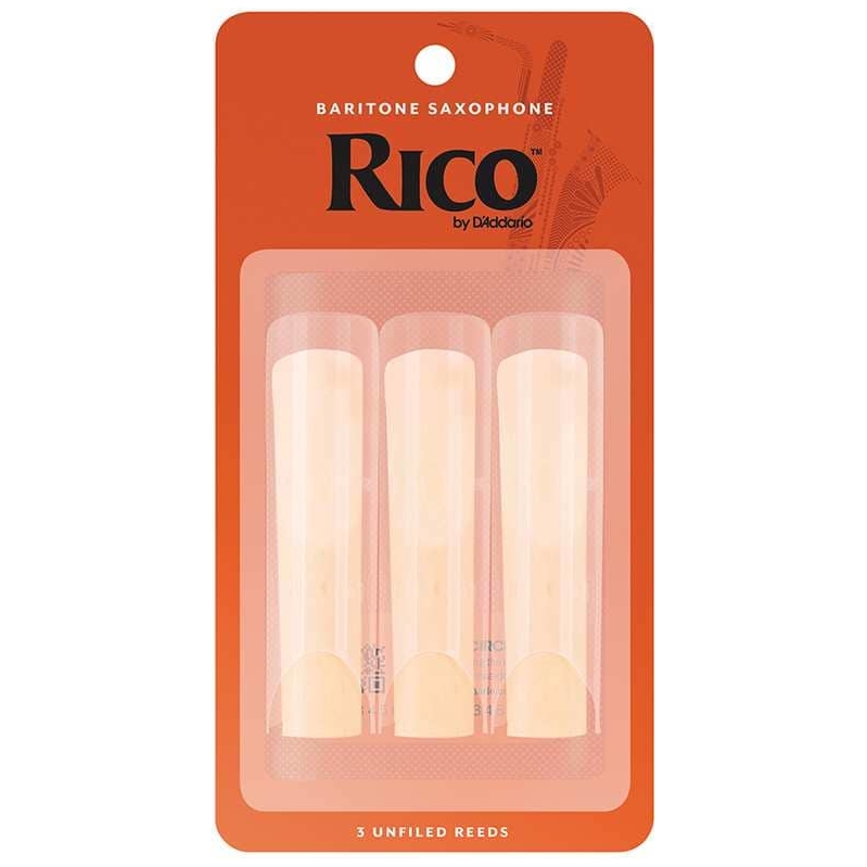 D’Addario Woodwinds - D’Addario Woodwinds Rico - Bariton Saxophone 3,0 - 3er Pack