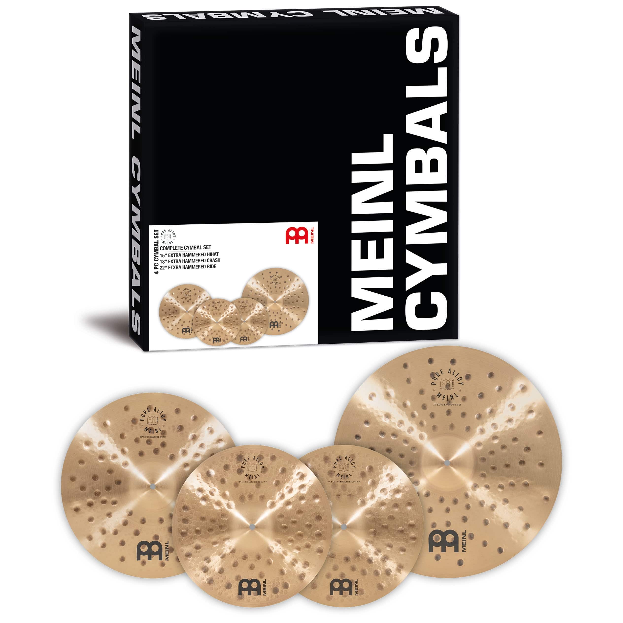 Meinl Cymbals PA-CS1 - Pure Alloy Complete Cymbal Set 1