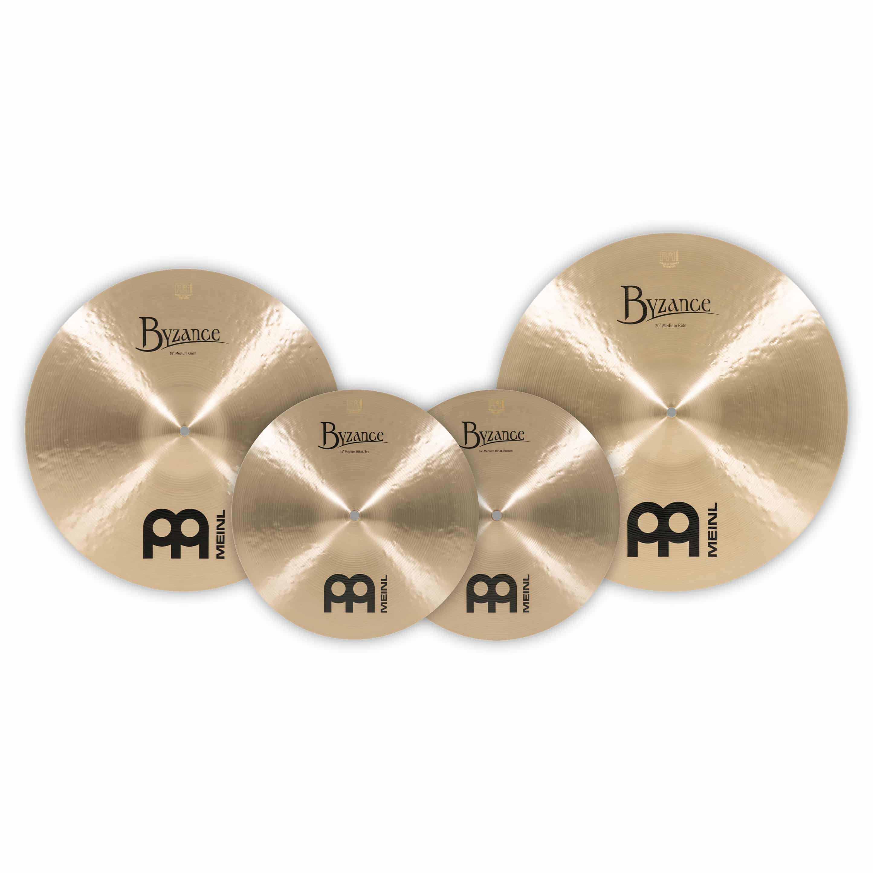 Meinl Cymbals BT-CS1 - Byzance Traditional Complete Cymbal Set 1
