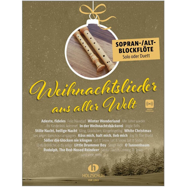 Holzschuh Verlag Weihnachtslieder aus aller Welt - Sopran-/Altblock