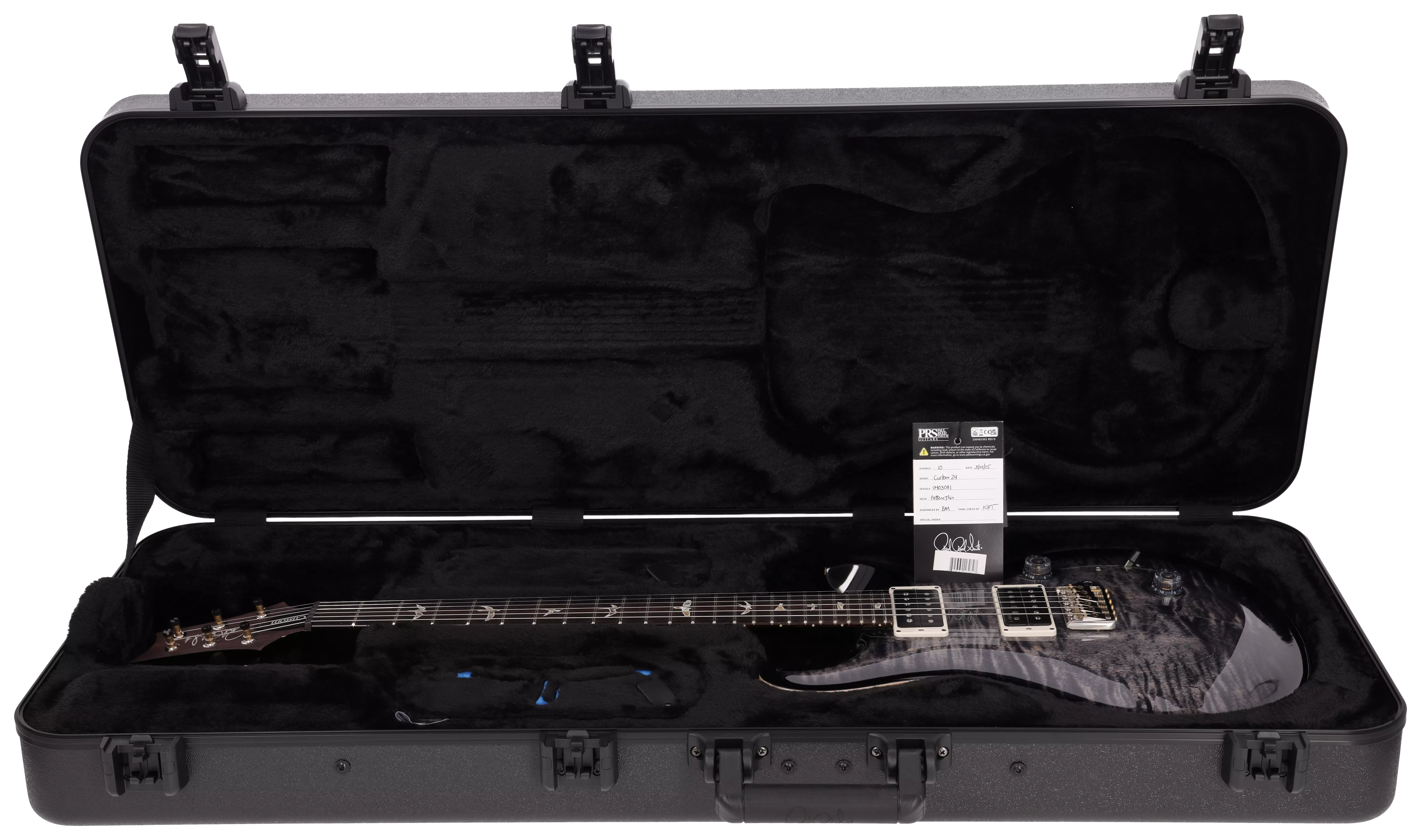 PRS Custom 24 Charcoal Burst #1 17