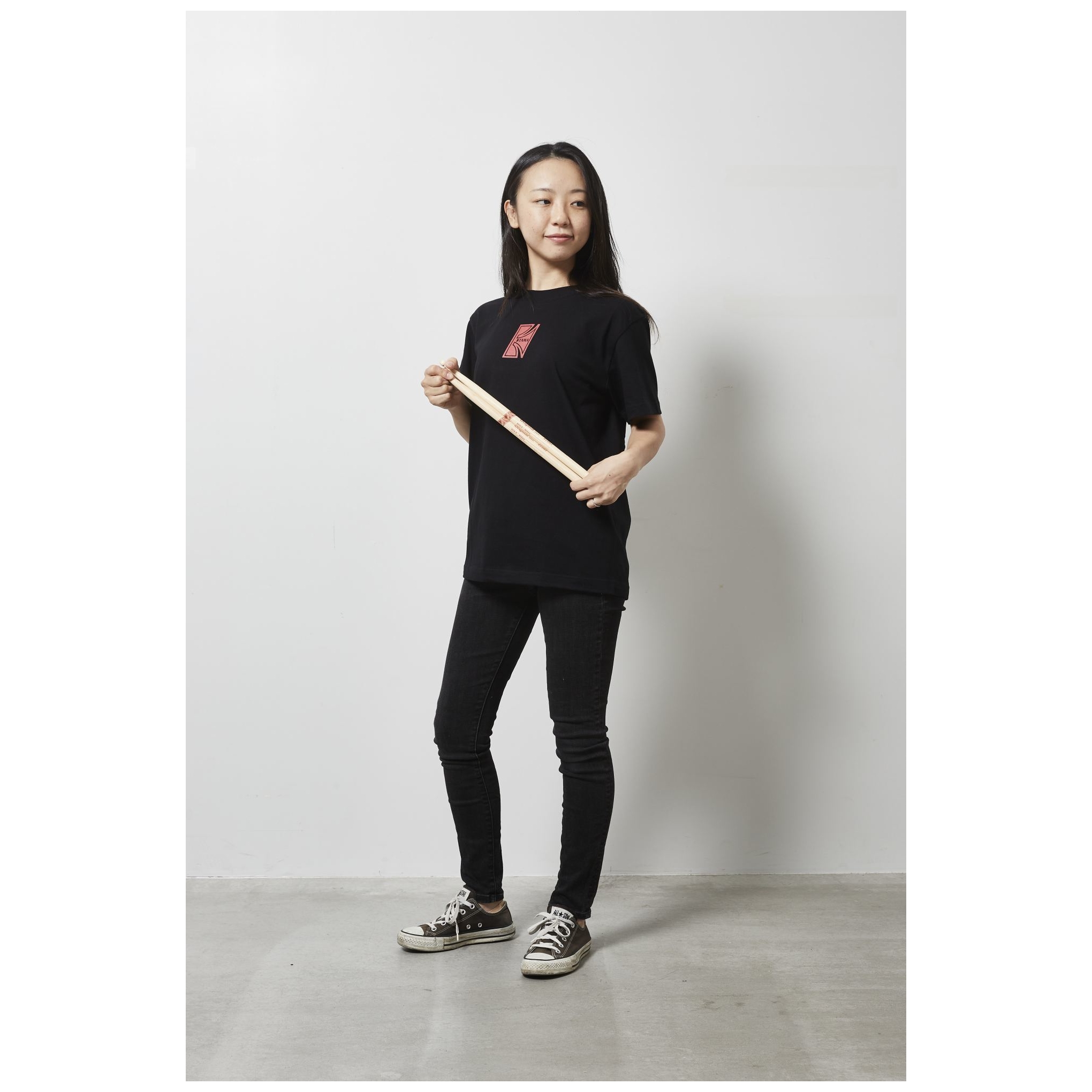 Image of Tama tamt006l t shirt red logo  schwarz  l 12000208 3