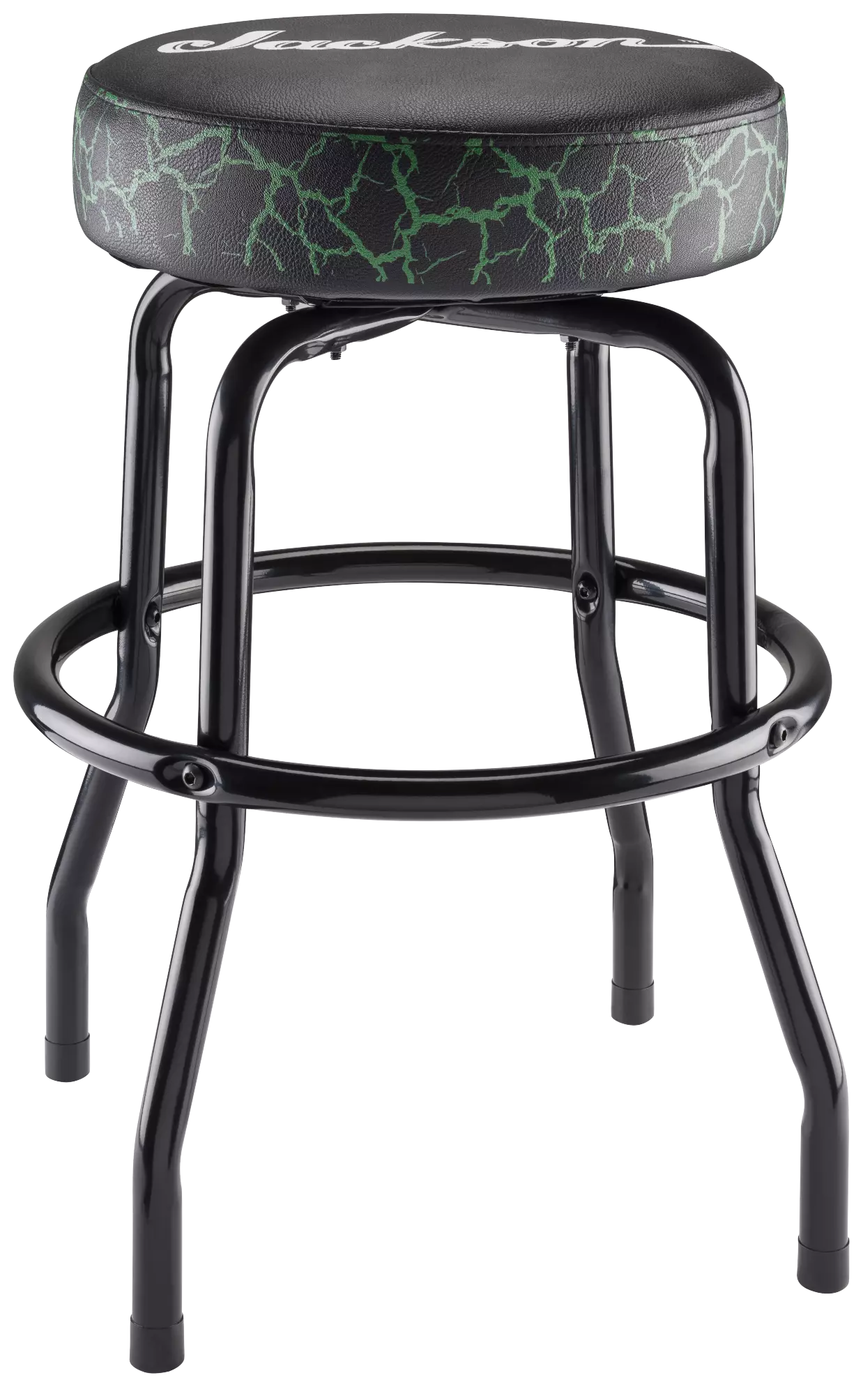 Jackson Barstool Green Crackle 25 Zoll