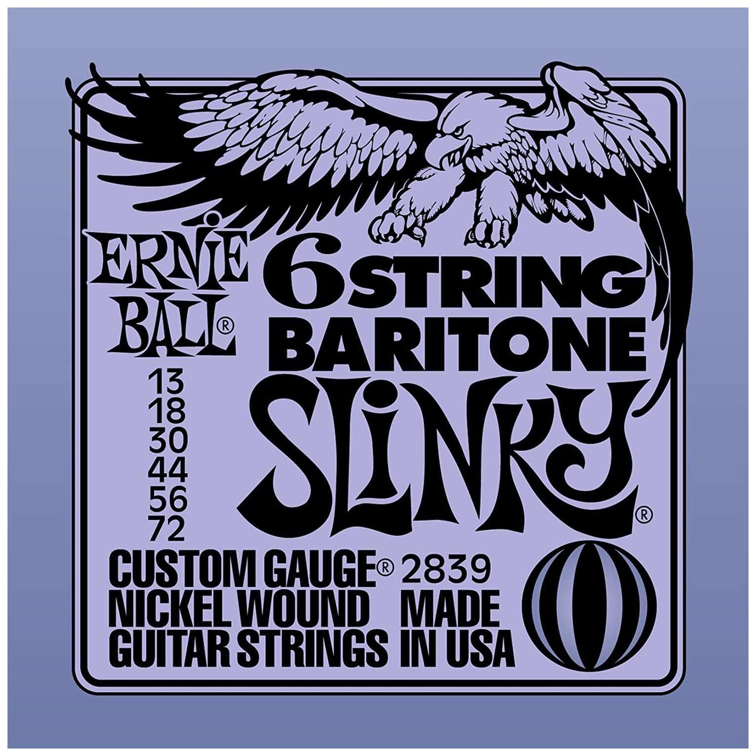 Ernie Ball 2839 - 6-string Baritone Slinky | 013-072