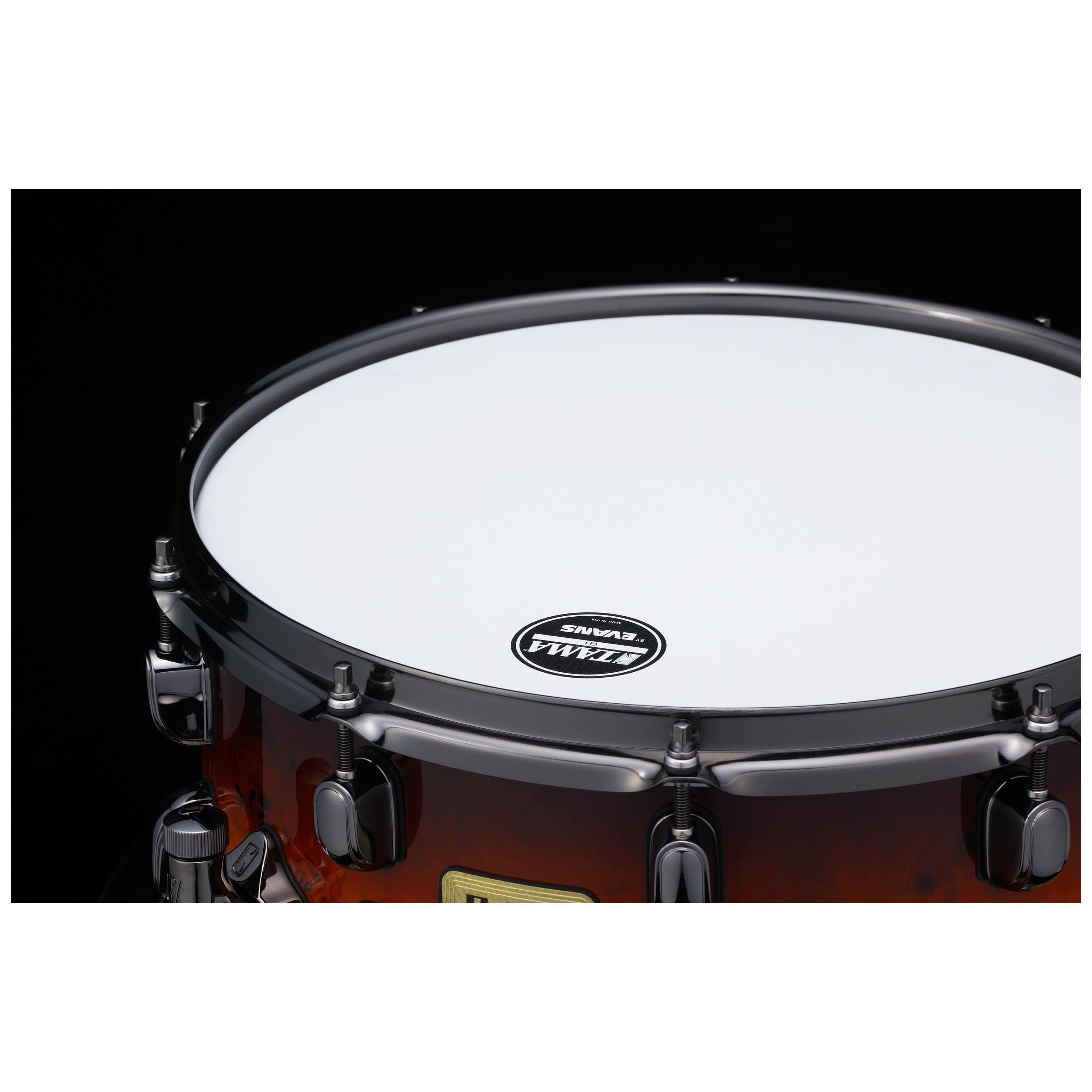 Tama LGK146-ASF Sound Lab Project Limited G-Kapur Snare Drum - 14" x 6" Amber Sunset Fade/Chrom HW 3