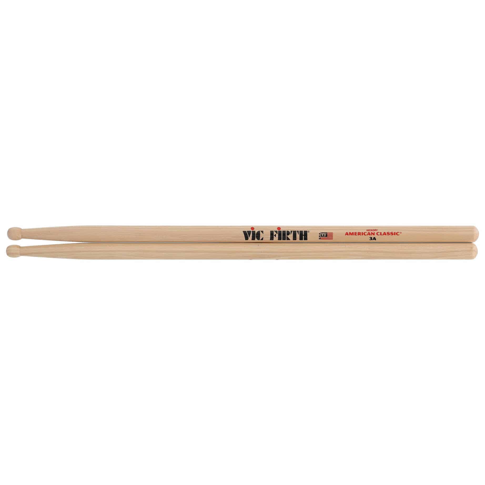Vic Firth 3A - American Classic - Hickory - Wood Tip 1