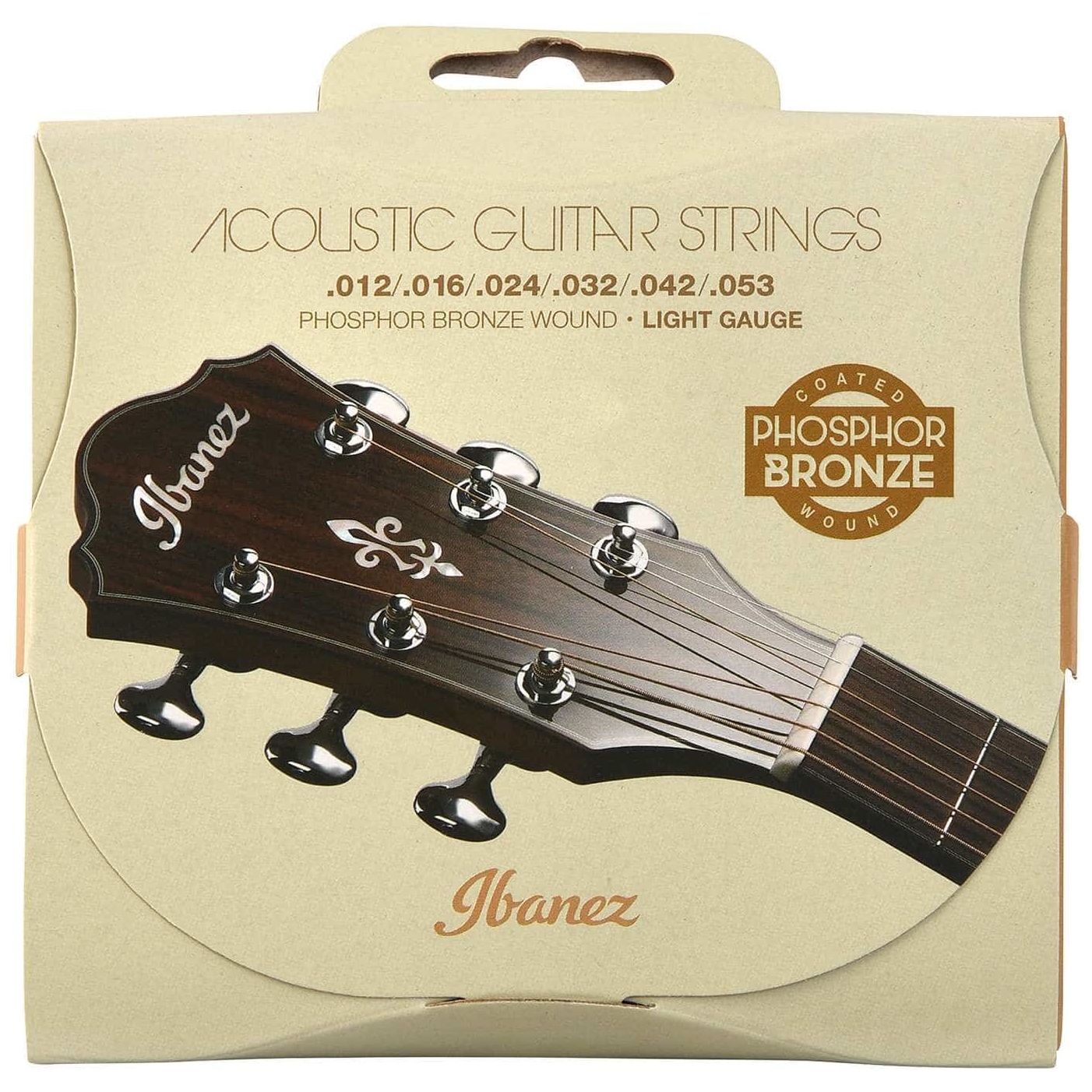 Ibanez - Ibanez IACSP6C Acoustic Strings Coated Phosphor Bronze Light 012-053