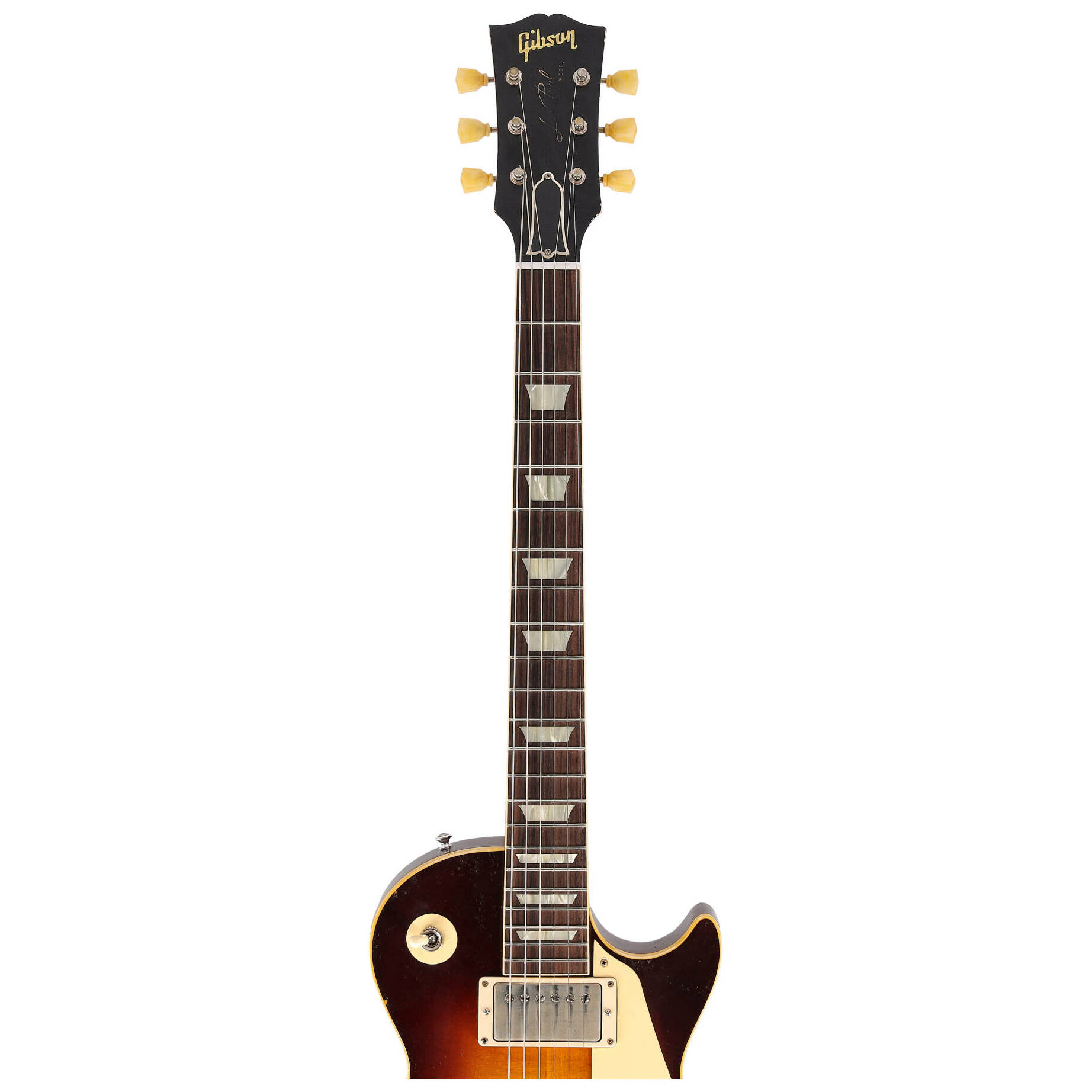 Gibson 1958 Les Paul Standard Reissue Heavy Aged Bourbon Burst Murphy Lab 5