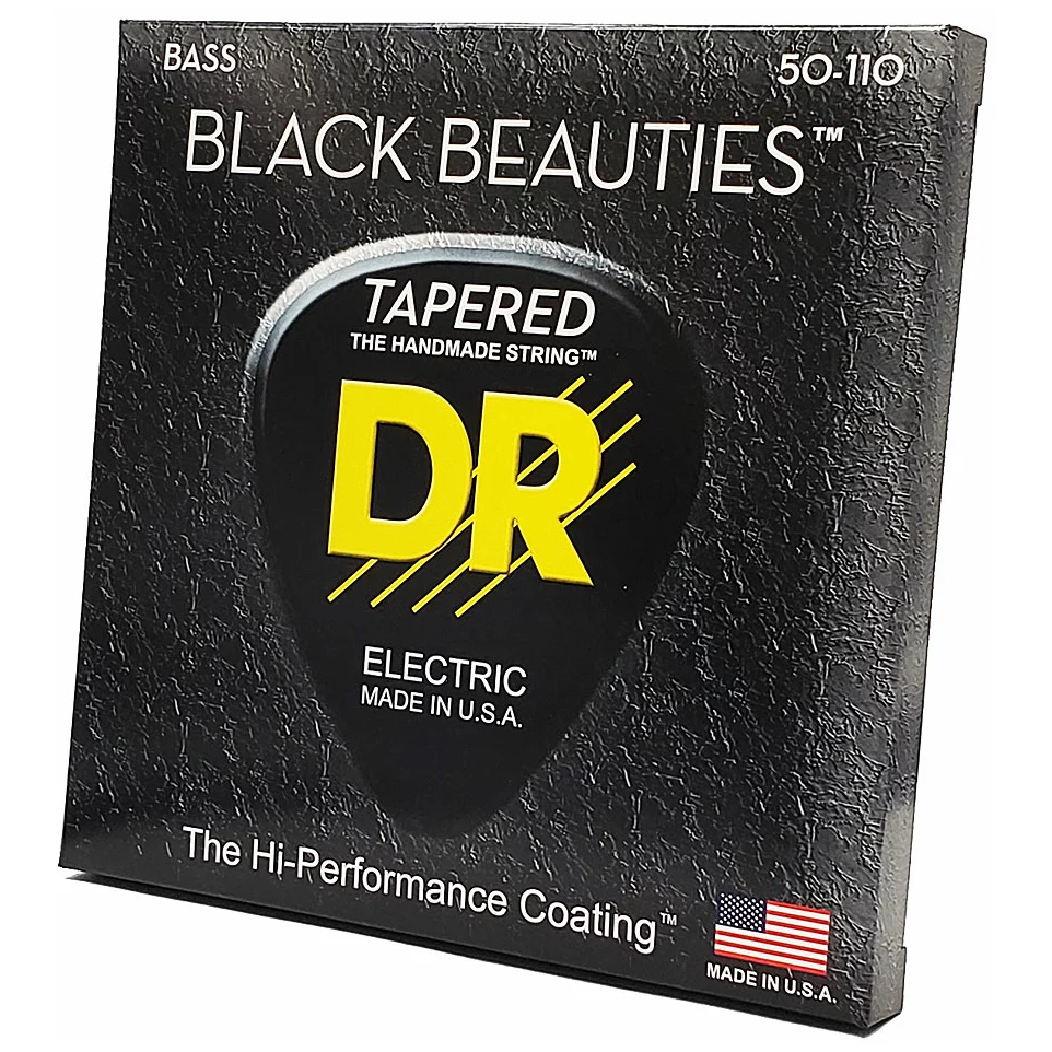 DR Strings Black Beauties Tapered BKBT-50 .050-.110 2