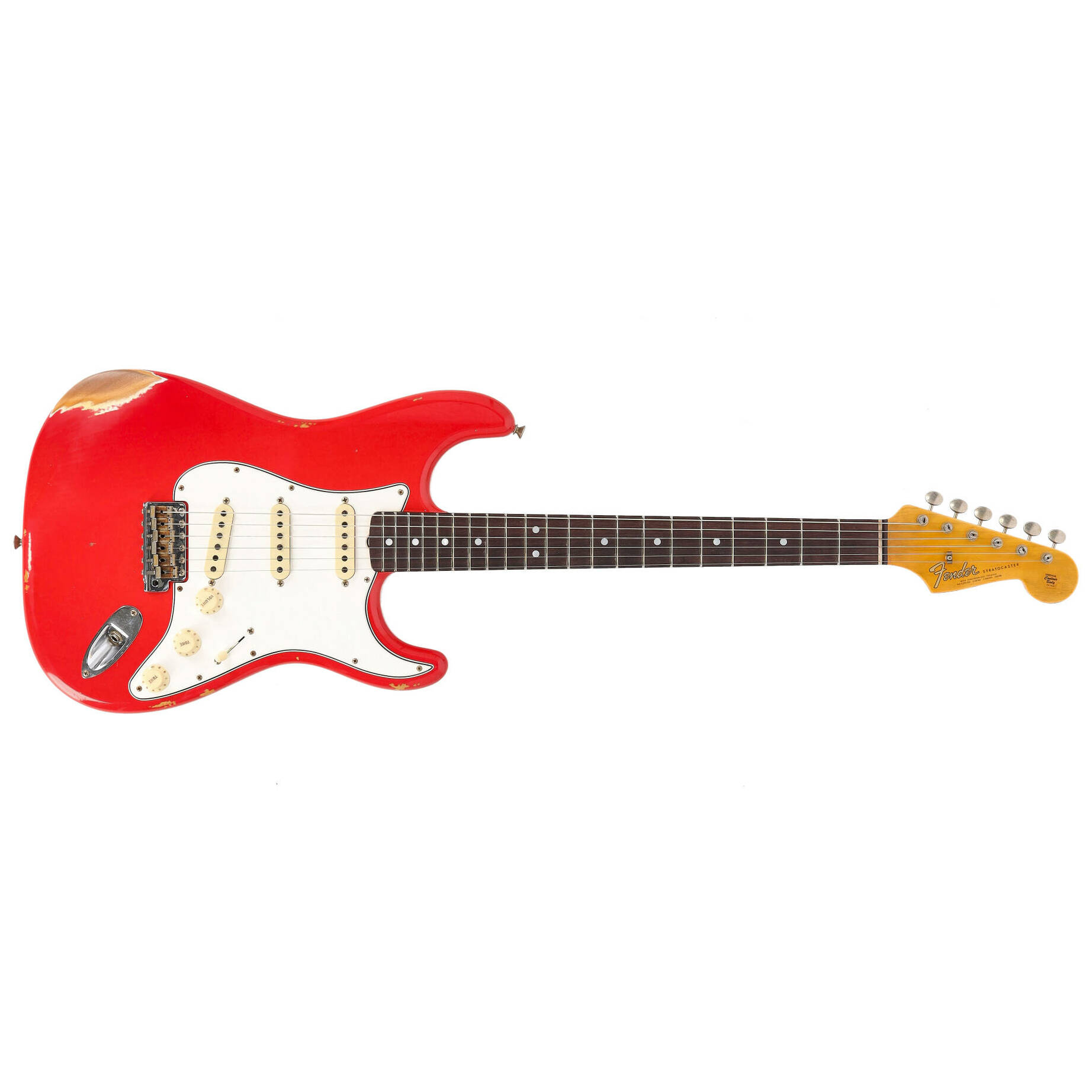 Fender LTD Custom Shop Late 64 Stratocaster Relic Aged Fiesta Red 1