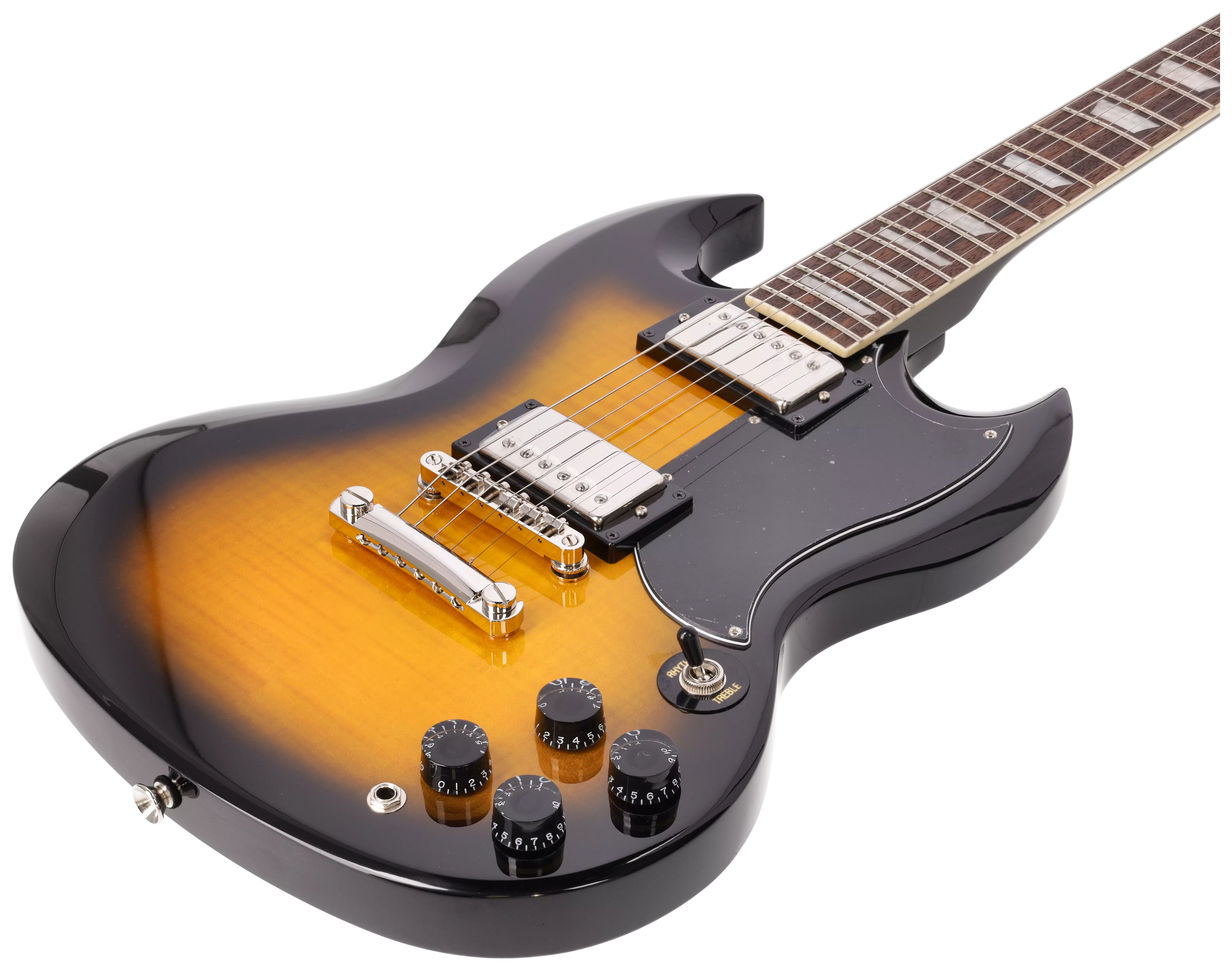 Epiphone SG Tribute Plus Vintage Sunburst 4