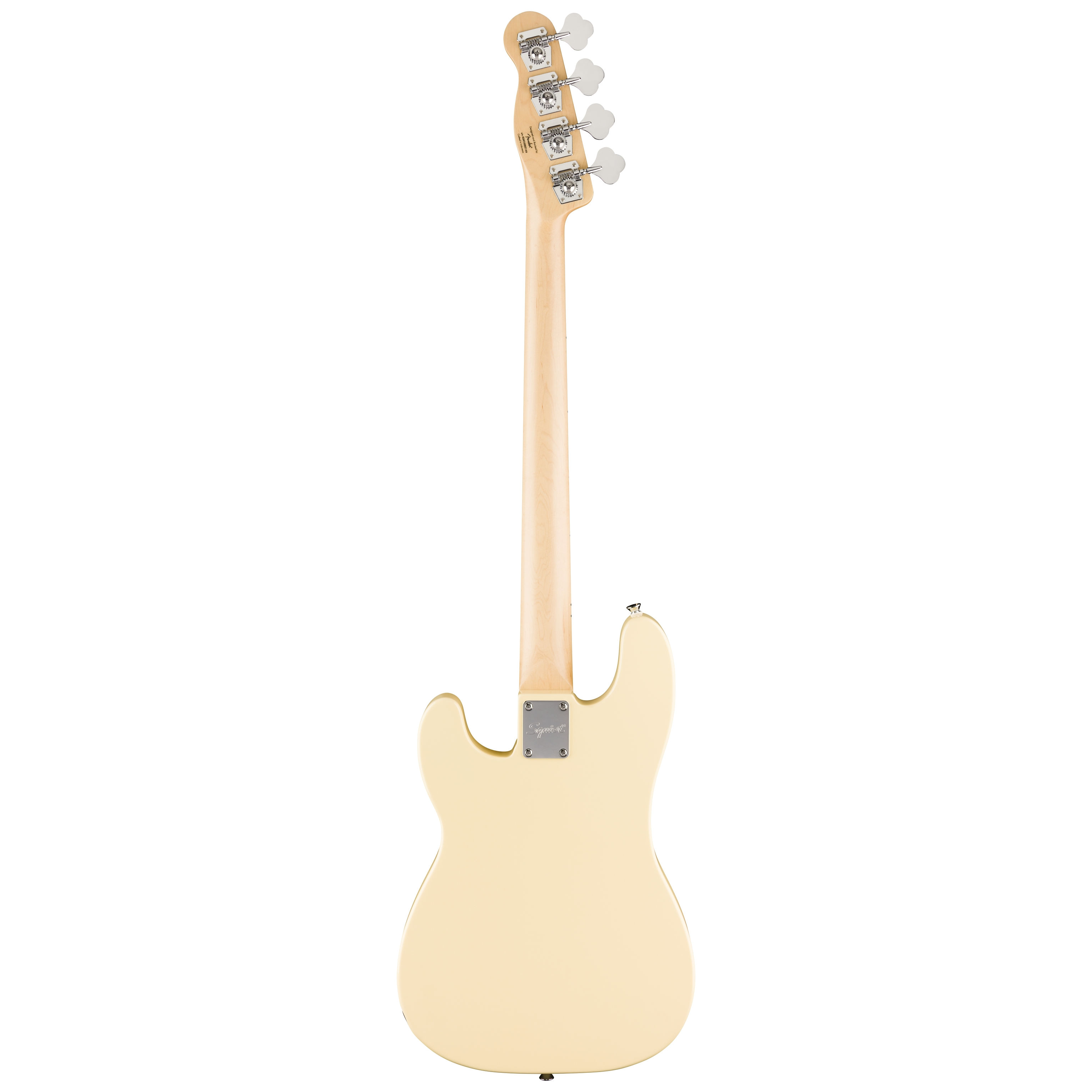 Squier by Fender Paranormal Precision Bass Thinline SJ MN Parchment PG Vintage White 2