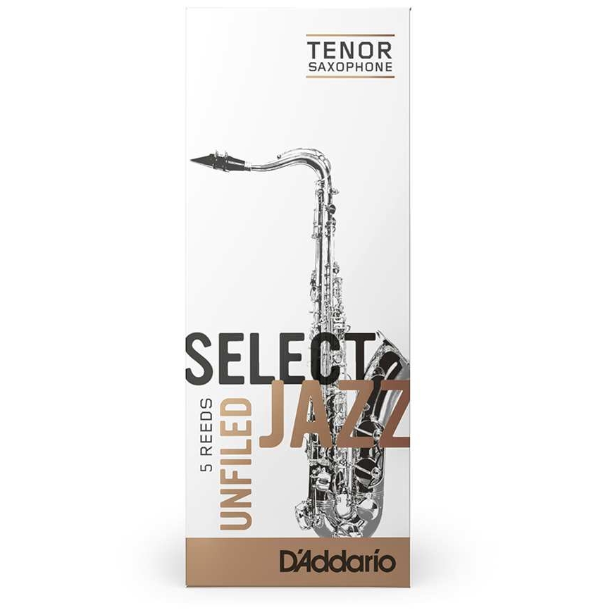 D’Addario Woodwinds Select Jazz Unfiled - Tenor Saxophone 2M - 5er Pack