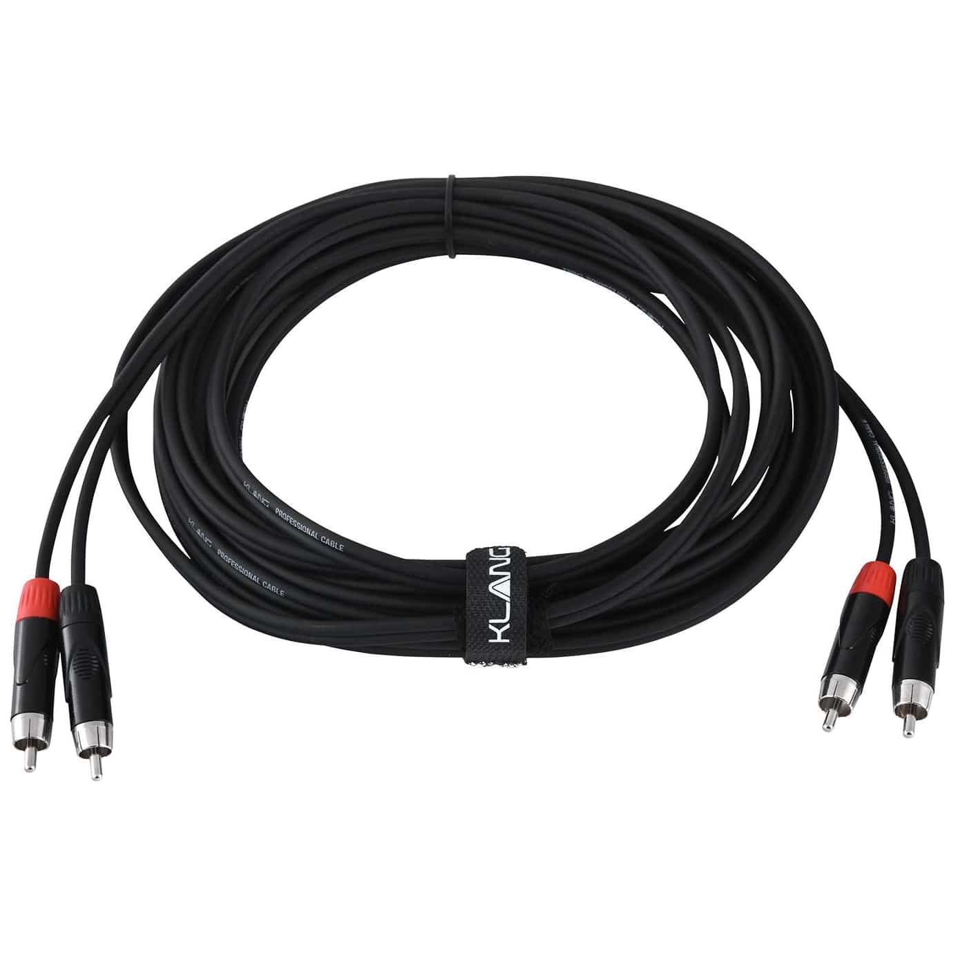 Klang Twin Audiokabel, 6 Meter 2x Cinch, male - 2x Cinch, male